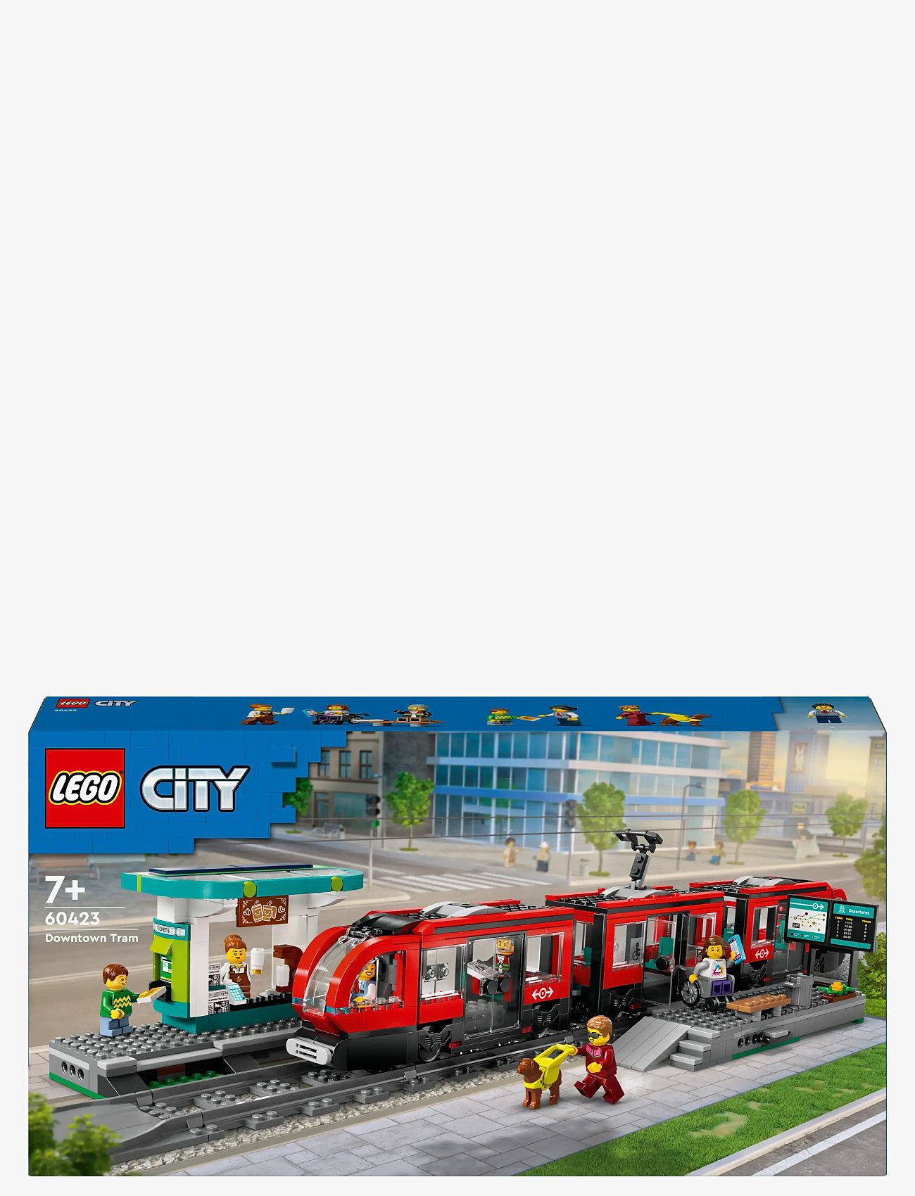 LEGO City Downtown Tram And Station Toy Set 60423 (LGO60423