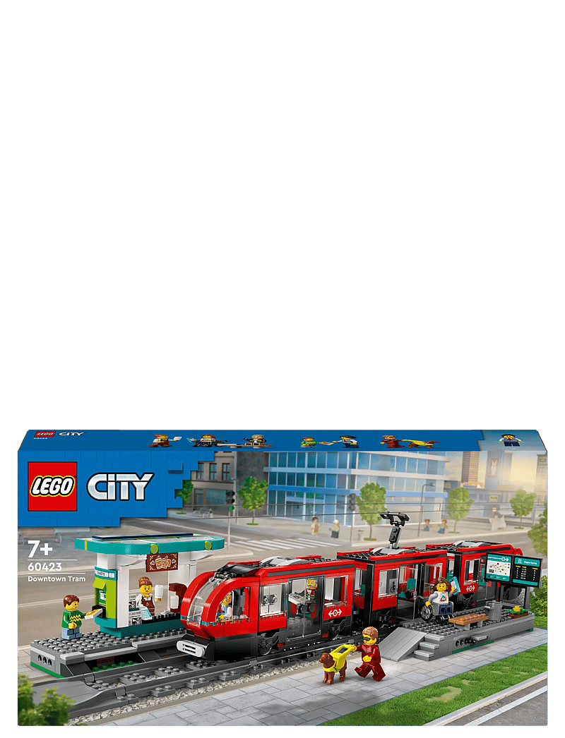 LEGO City Downtown Tram And Station Toy Set 60423 (LGO60423