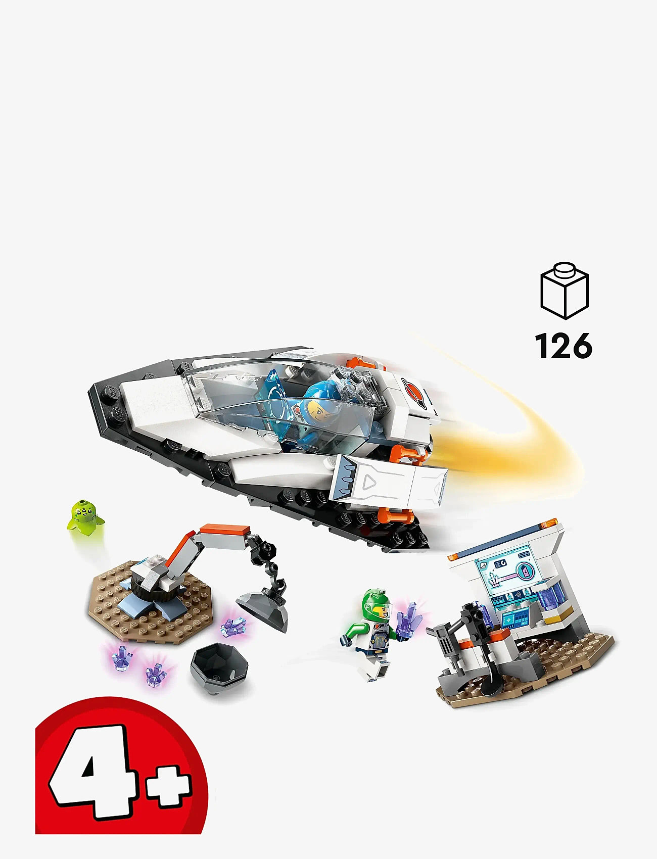 Lego Space Lego Ice World LEGO City Spaceship And Asteroid