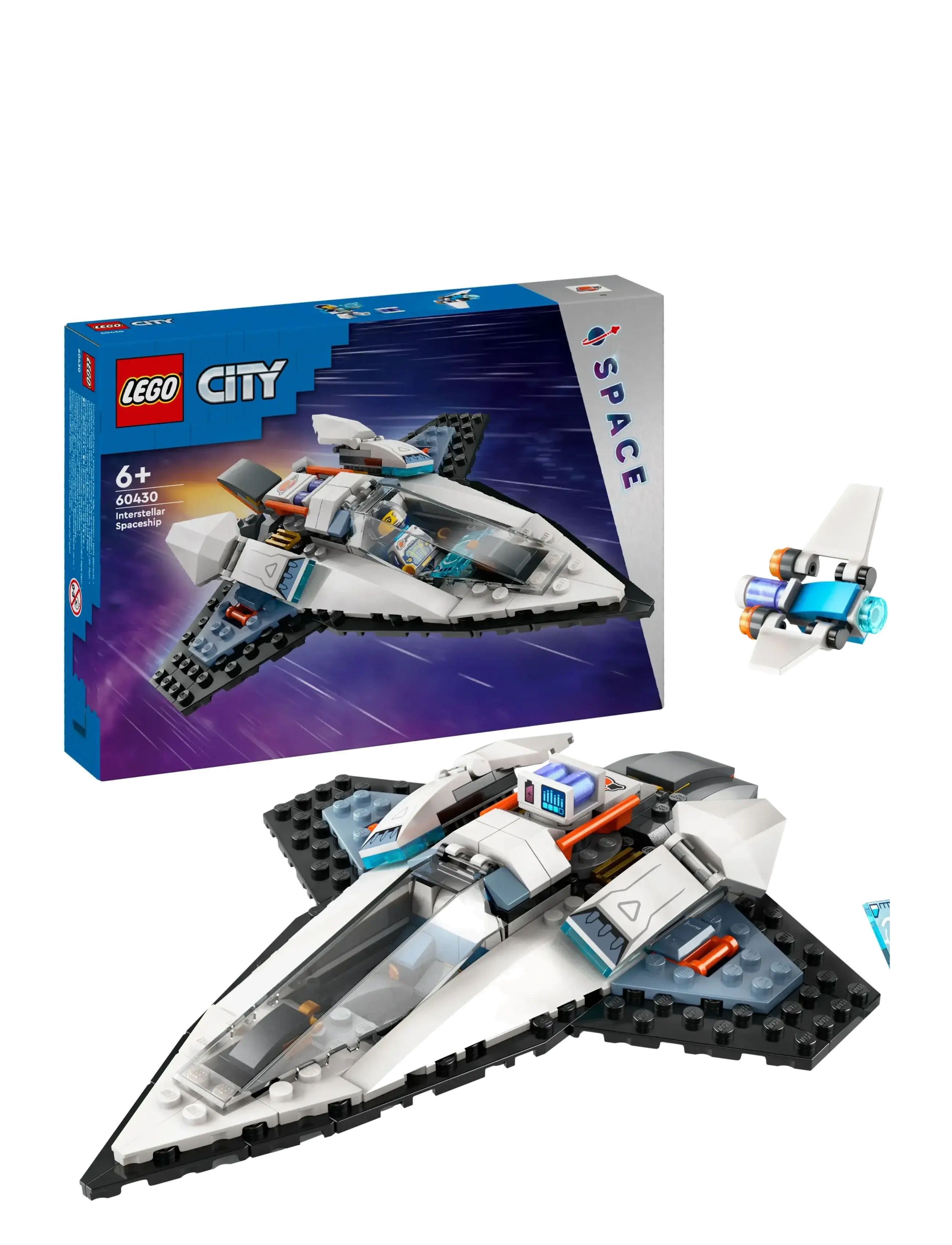 LEGO Intergalaktisk Rumskib 60430 Patterned - One Size - Kinder