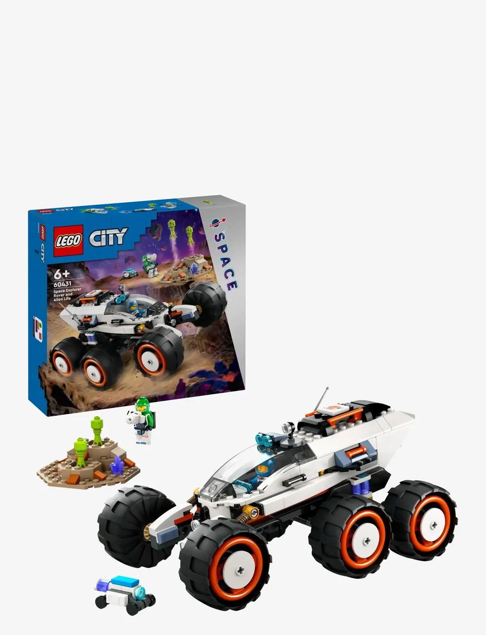 LEGO City Space Explorer Rover And Alien Life 60431 Multi Bunt gemustert 34.95 Boozt