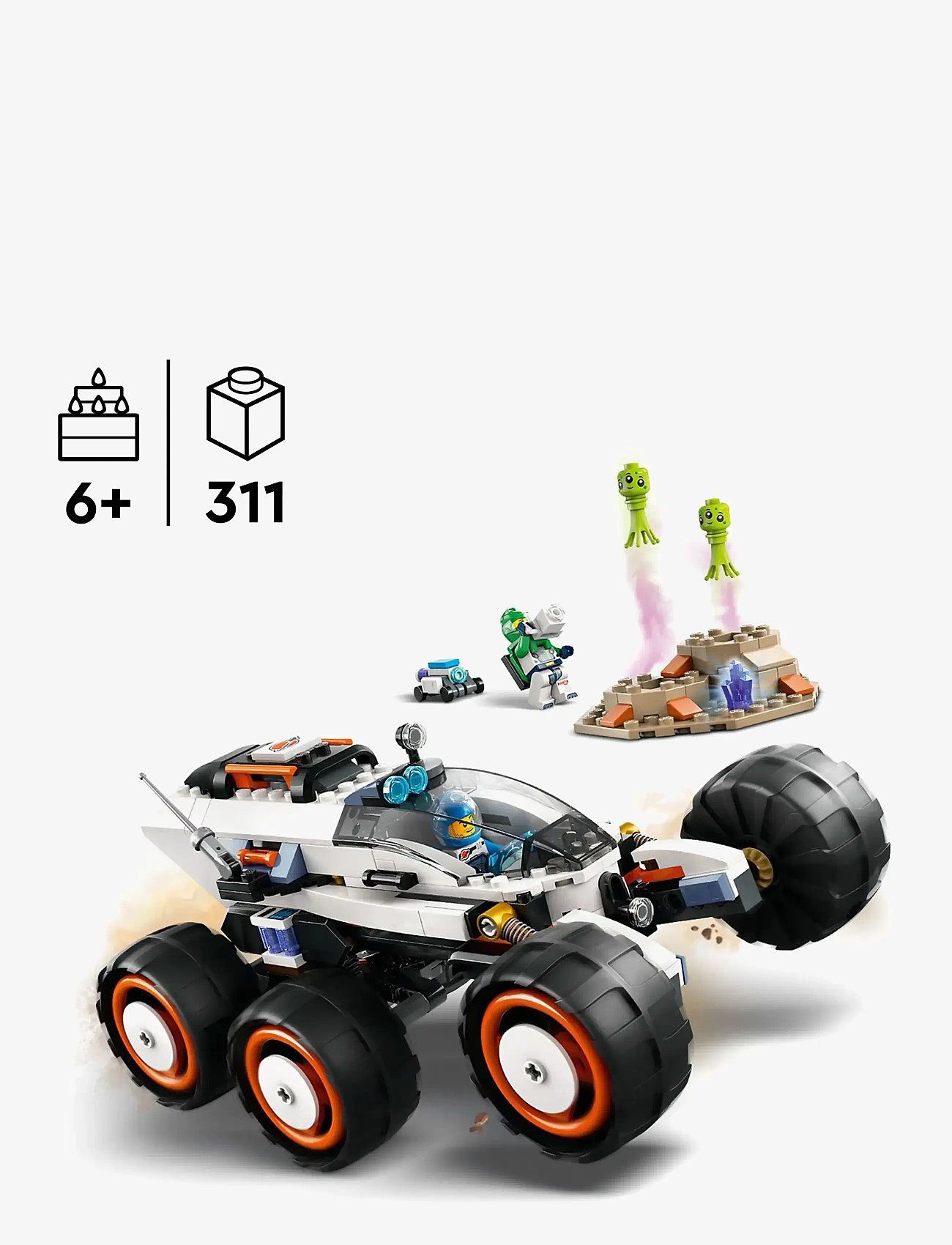 LEGO - City Space Explorer Rover and Alien Life 60431 - lego city - multi - 1