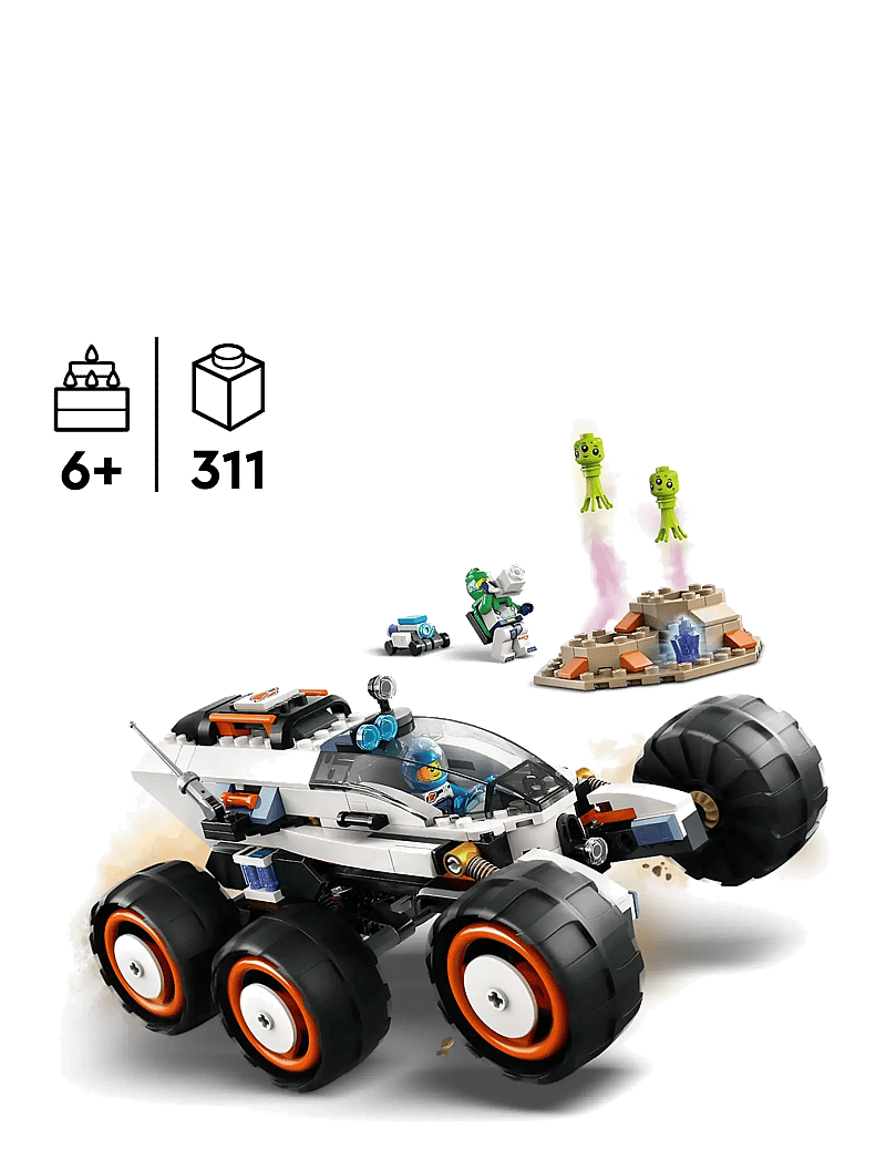 LEGO - City Space Explorer Rover and Alien Life 60431 - lego city - multi - 1