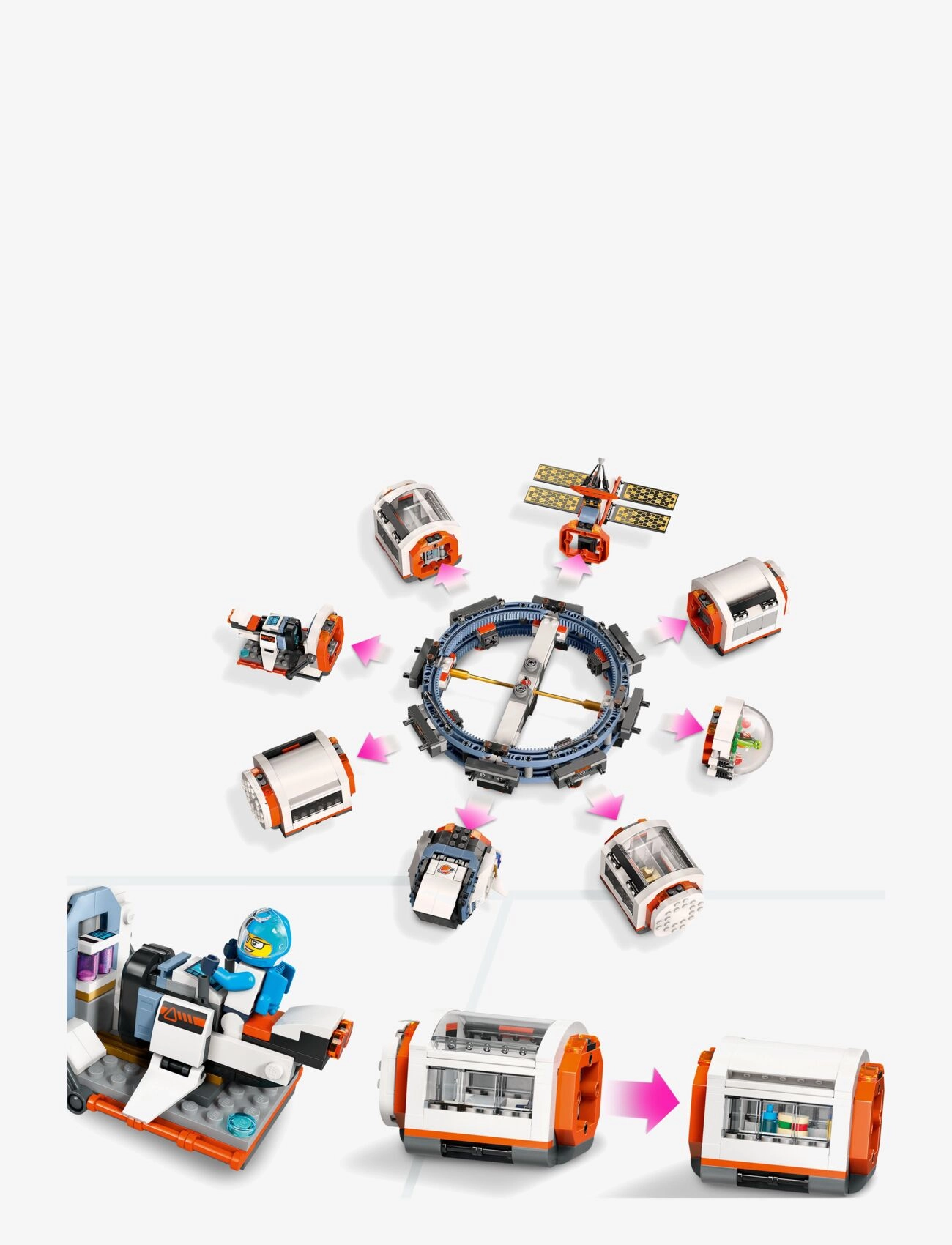 LEGO - City Modular Space Station Building Toy 60433 - multi - 3