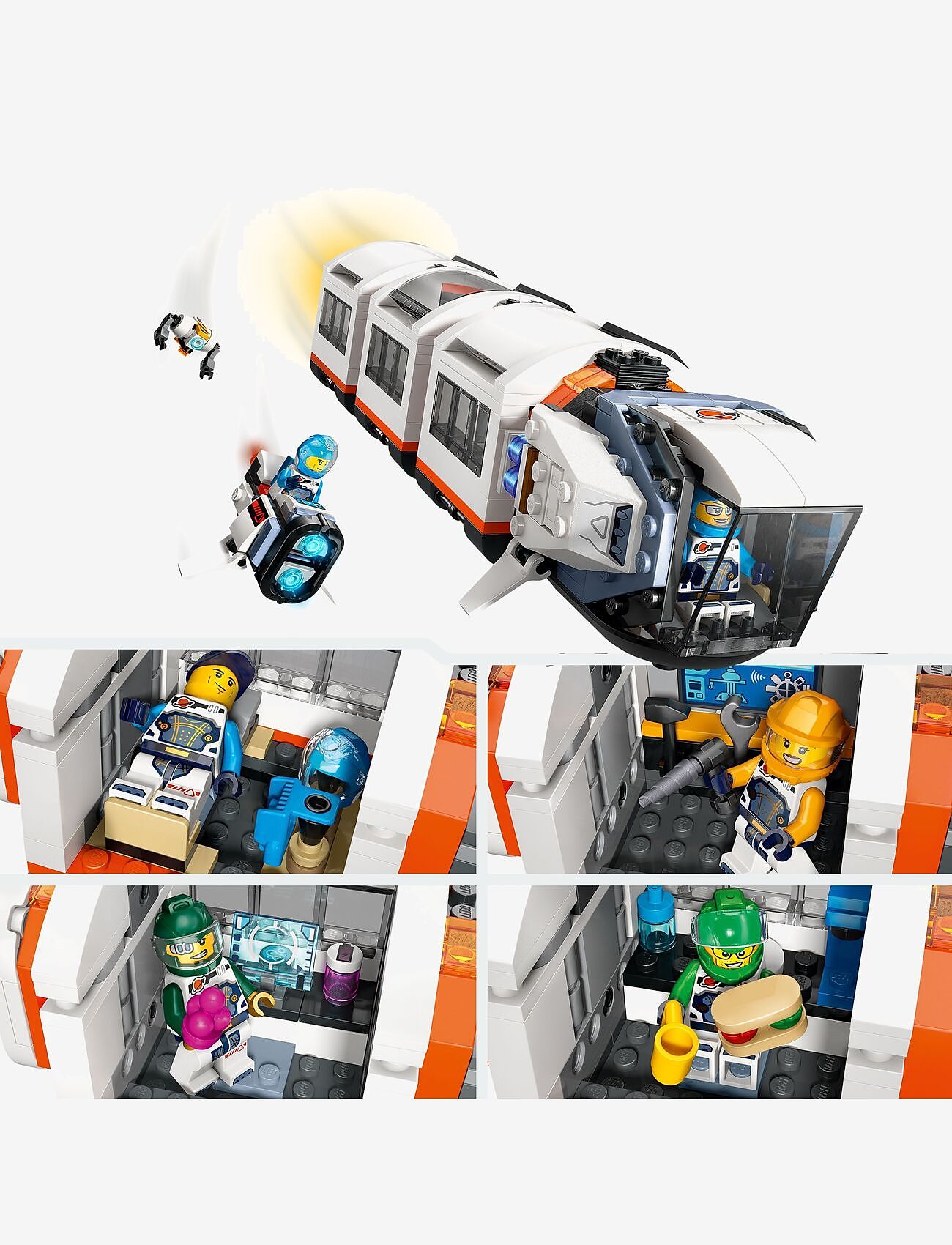 LEGO - City Modular Space Station Building Toy 60433 - multi - 4