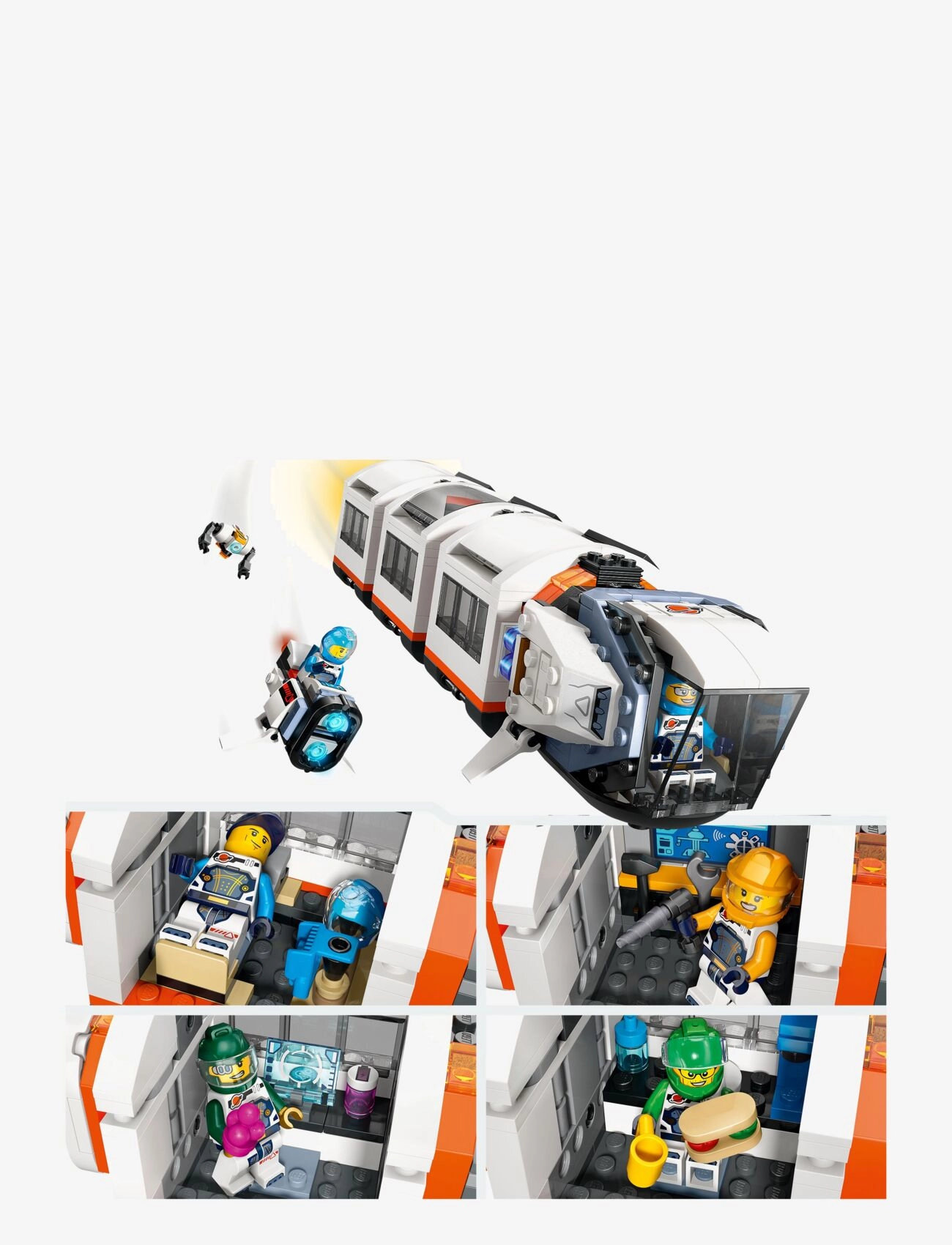 LEGO - City Modular Space Station Building Toy 60433 - multi - 4