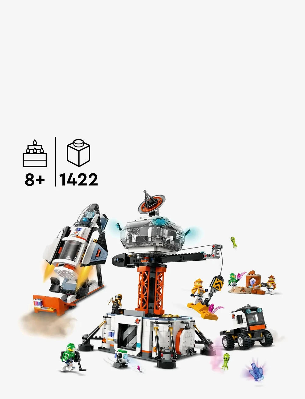 LEGO - City Space Base and Rocket Launchpad Set 60434 - lego city - multi - 1