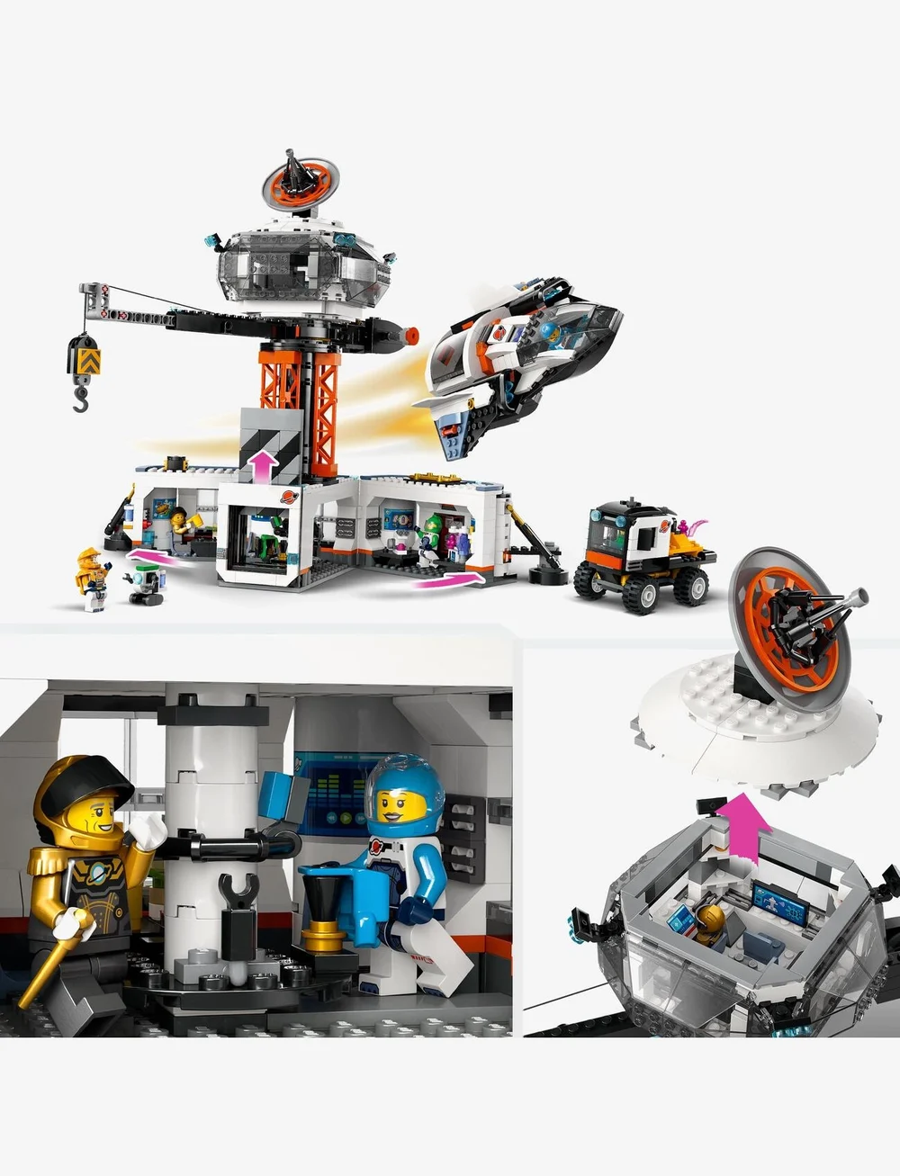 LEGO - City Space Base and Rocket Launchpad Set 60434 - lego city - multi - 2