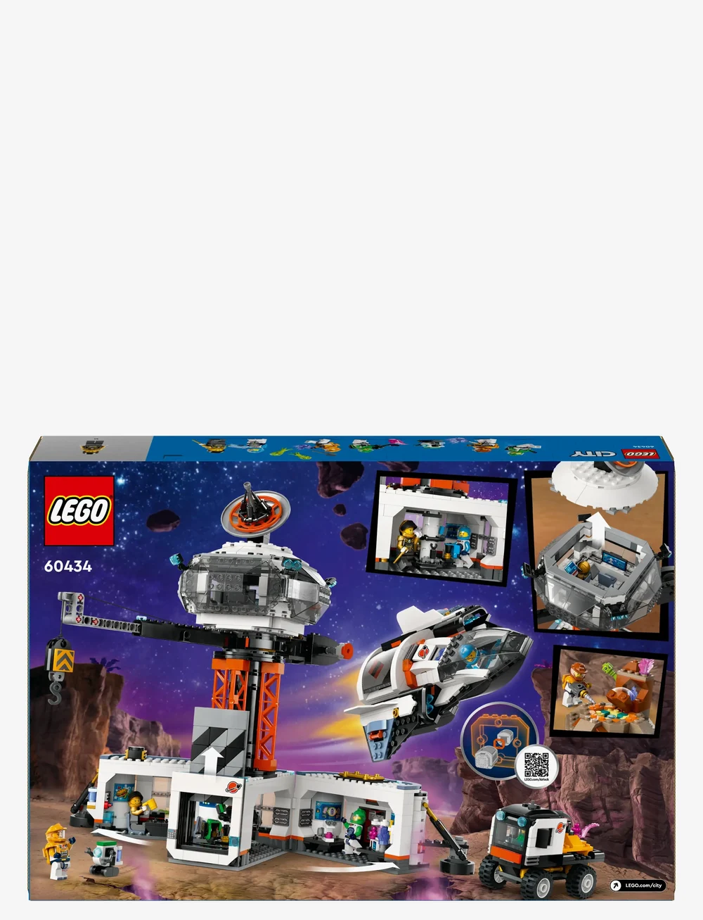LEGO - City Space Base and Rocket Launchpad Set 60434 - lego city - multi - 5