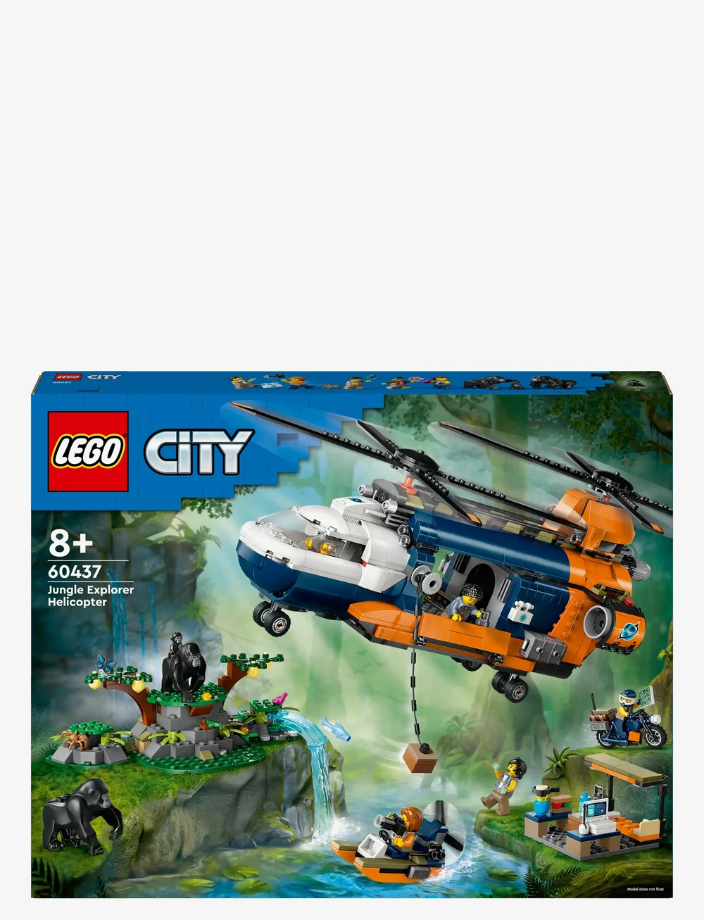LEGO - City Jungle Explorer Helicopter at Base Camp Set 60437 - lego city - multi - 5