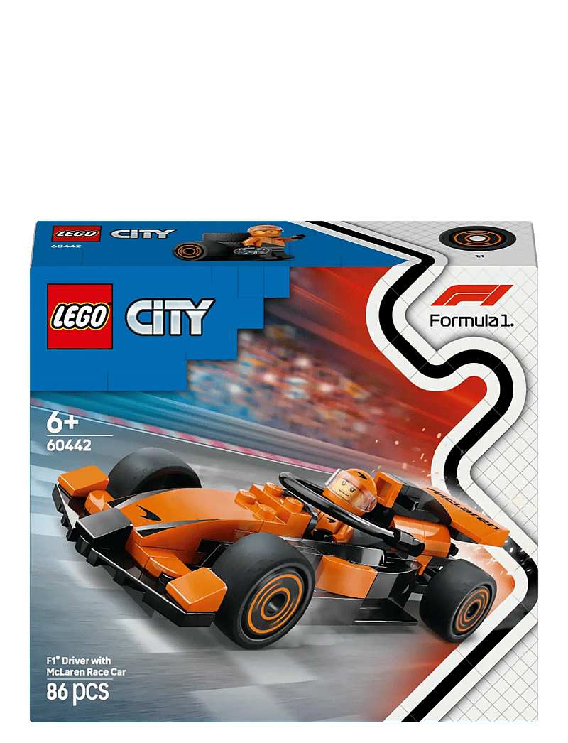 LEGO - City Driver with McLaren Race Car Mini Vehicle Toy Playset 60442 - lego formula 1 - multi - 4