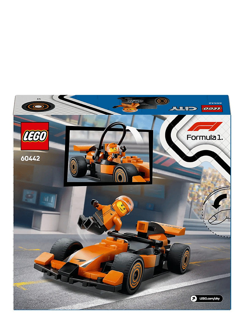 LEGO - City Driver with McLaren Race Car Mini Vehicle Toy Playset 60442 - lego formula 1 - multi - 5