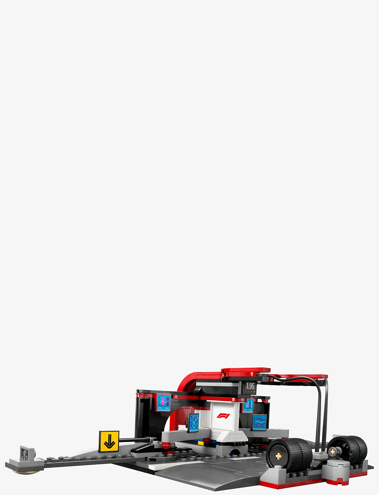 LEGO - City Pit Stop & Pit Crew with Ferrari Car Racing Vehicle Toy 60443 - lego formula 1 - multi - 2