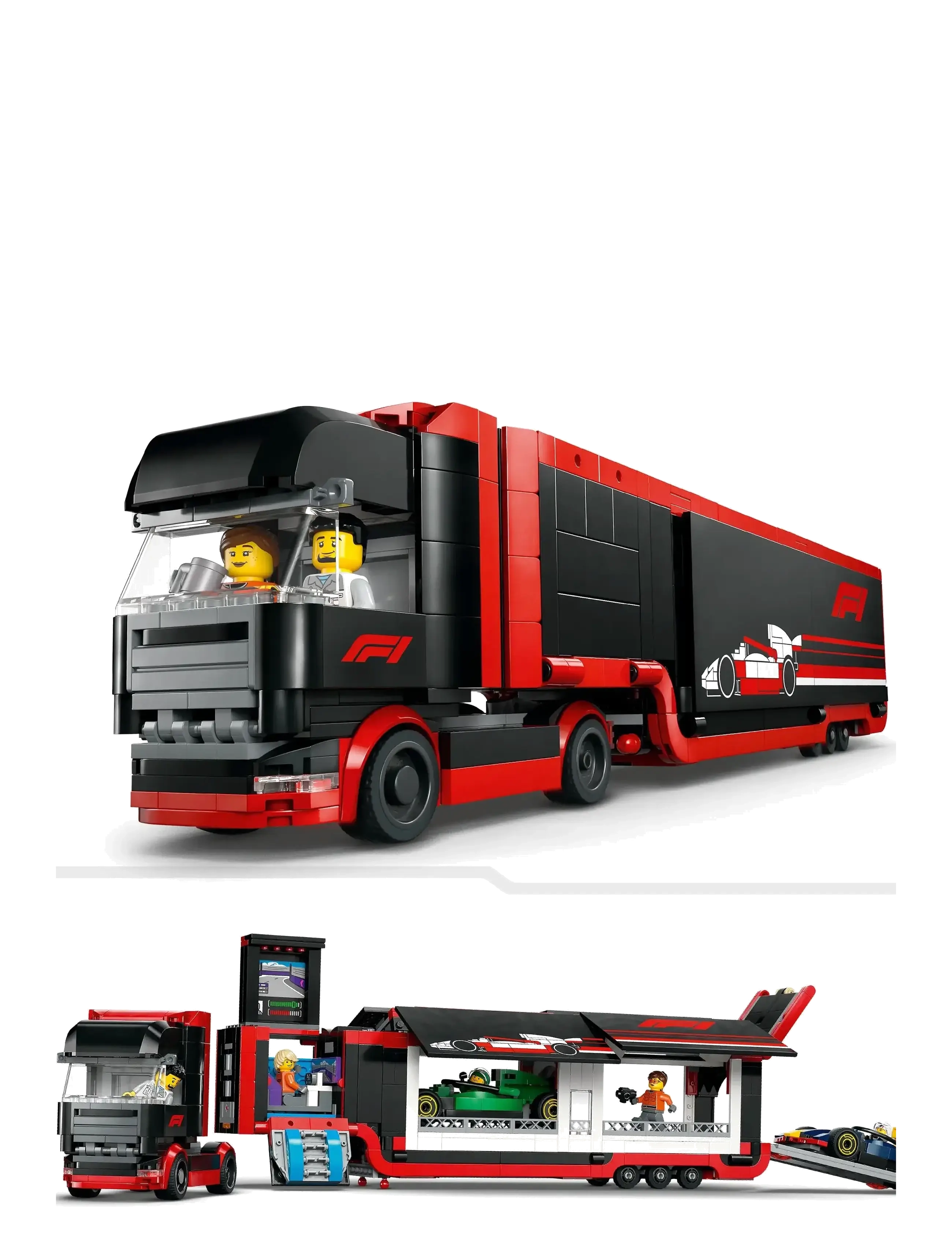 LEGO - F1®-lastbil med RB20 og AMR24 F1®-biler 60445 - lego formula 1 - multi - 3