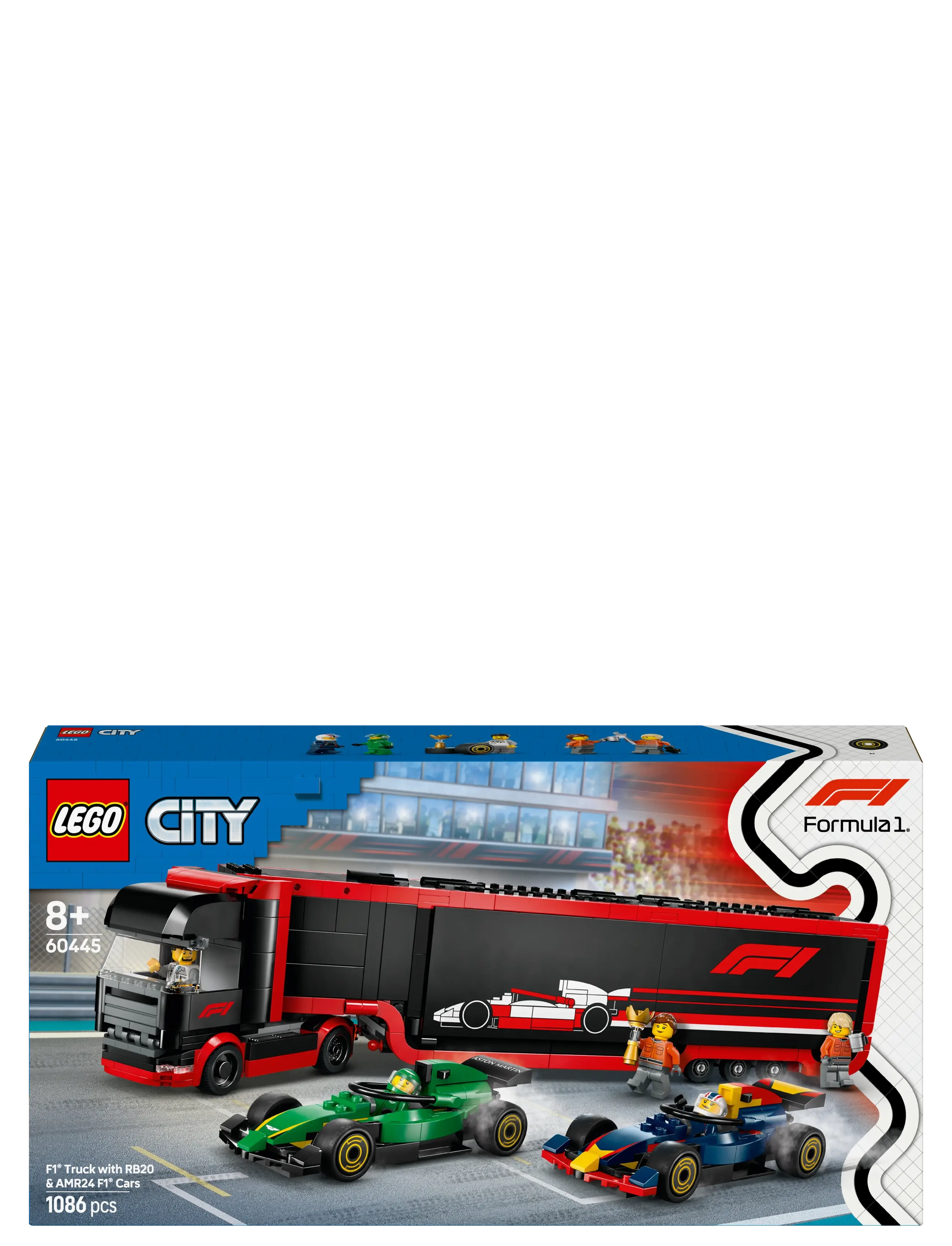 LEGO - F1®-lastbil med RB20 og AMR24 F1®-biler 60445 - lego formula 1 - multi - 5