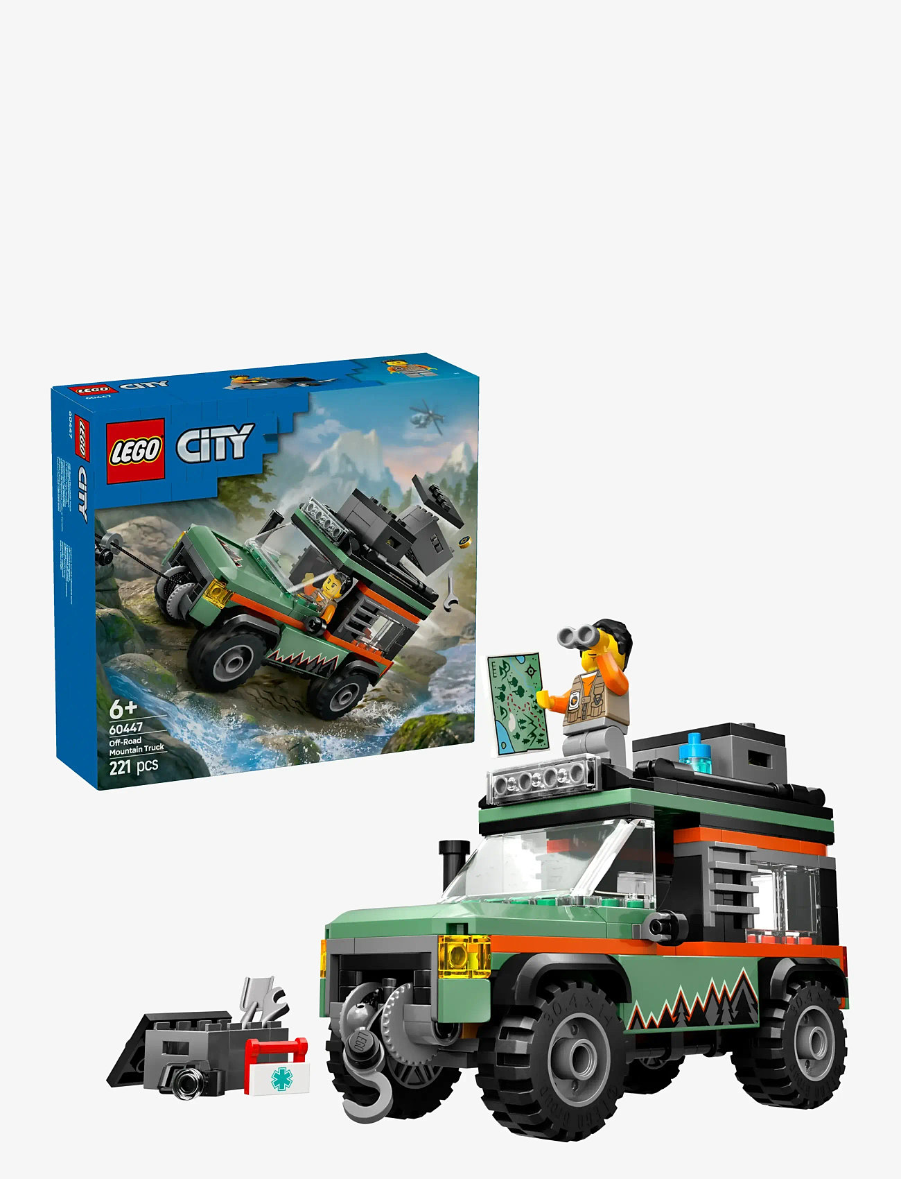 LEGO - City Off-Road 4x4 Mountain Truck Adventure Toy 60447 - lego formula 1 - multi - 0