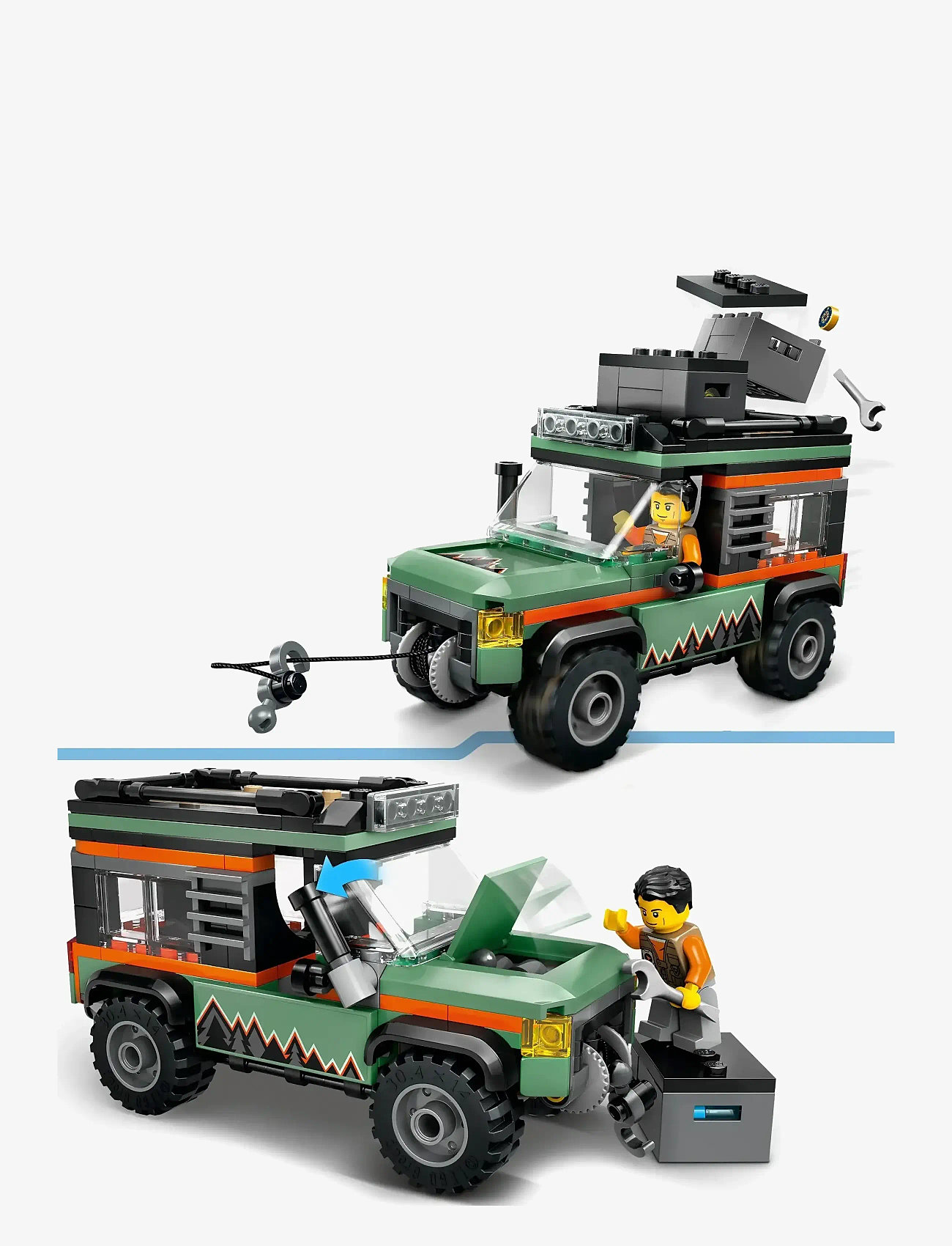 LEGO - City Off-Road 4x4 Mountain Truck Adventure Toy 60447 - lego formula 1 - multi - 3