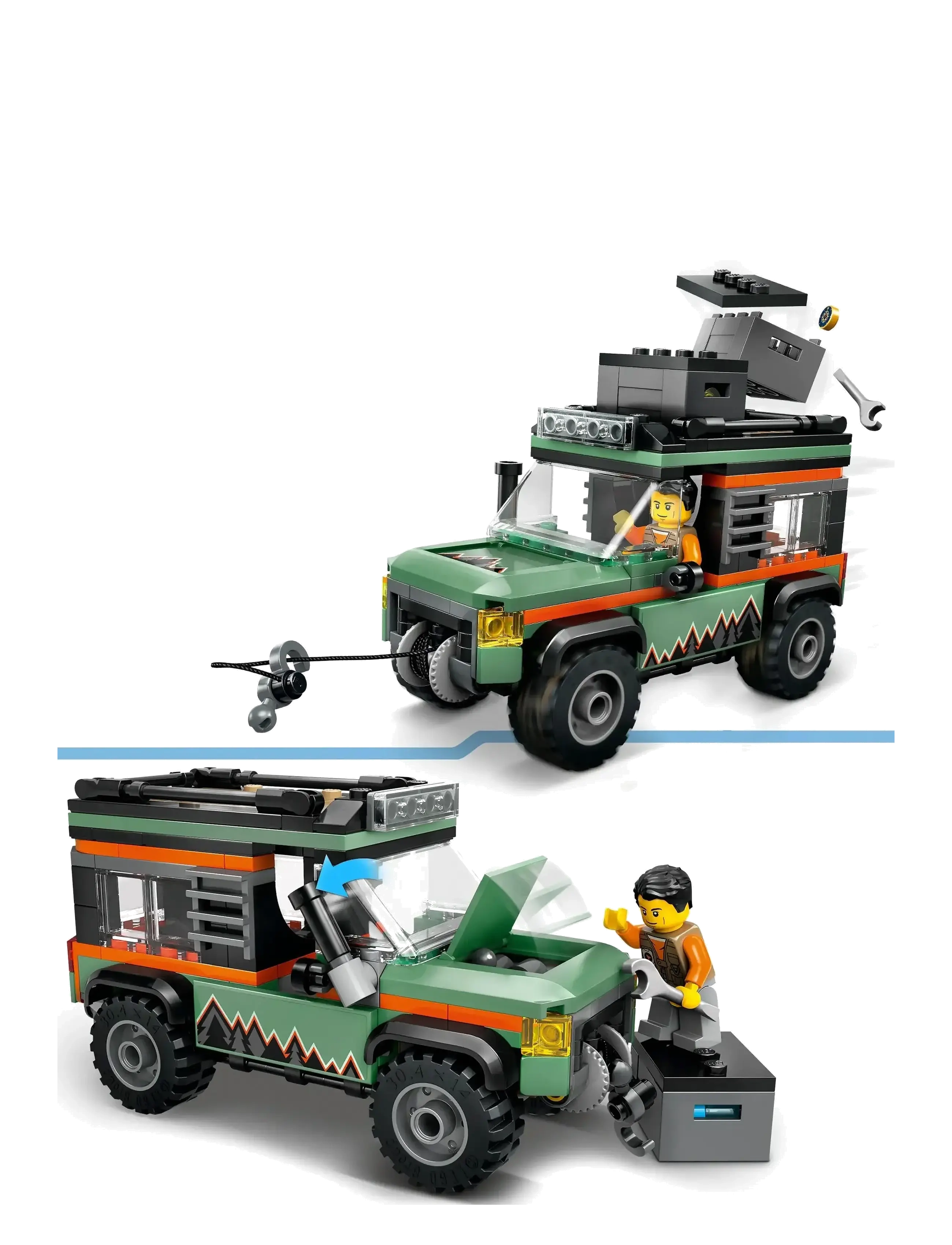 LEGO - City Off-Road 4x4 Mountain Truck Adventure Toy 60447 - lego formula 1 - multi - 3