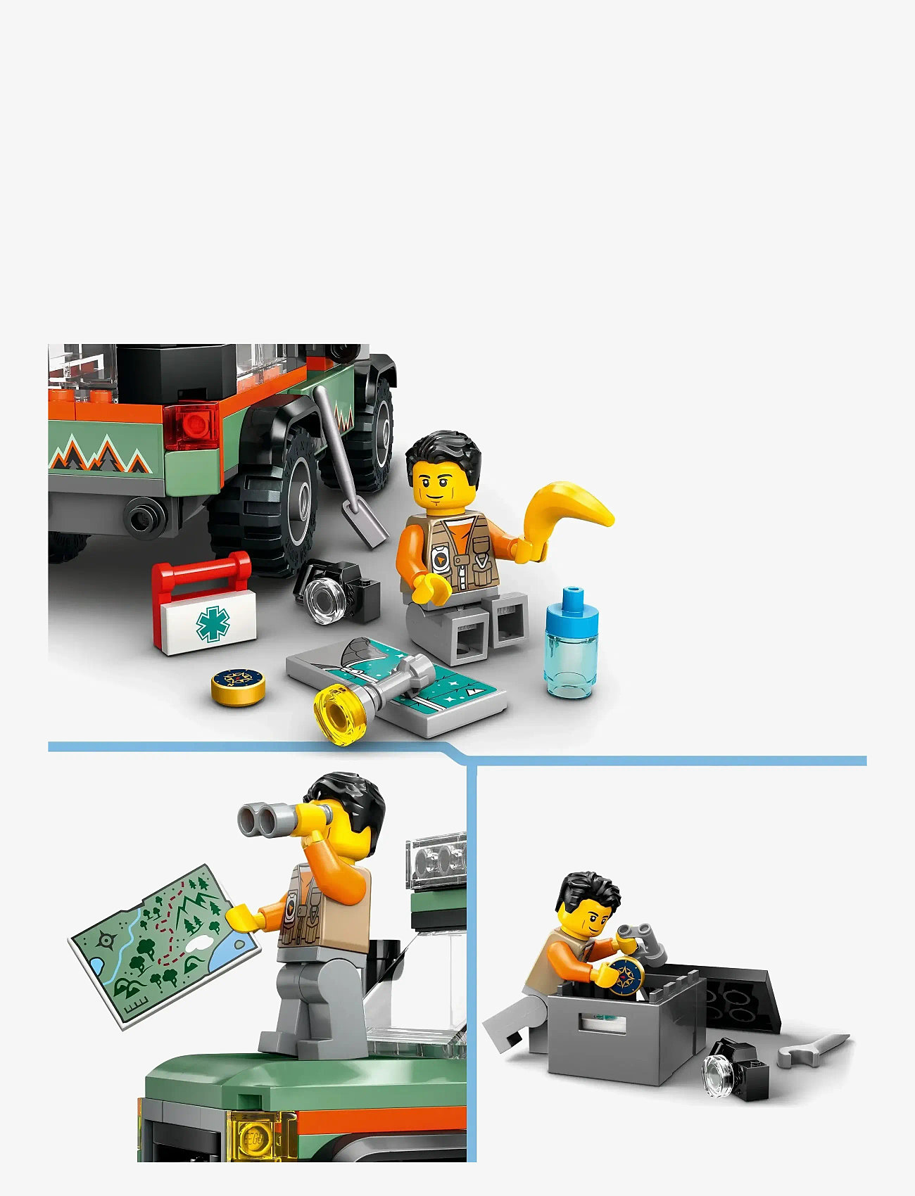 LEGO - City Off-Road 4x4 Mountain Truck Adventure Toy 60447 - lego formula 1 - multi - 4