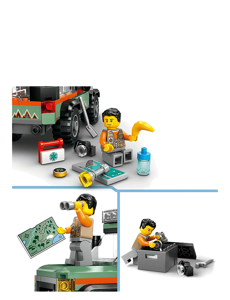 LEGO - City Off-Road 4x4 Mountain Truck Adventure Toy 60447 - lego formula 1 - multi - 4