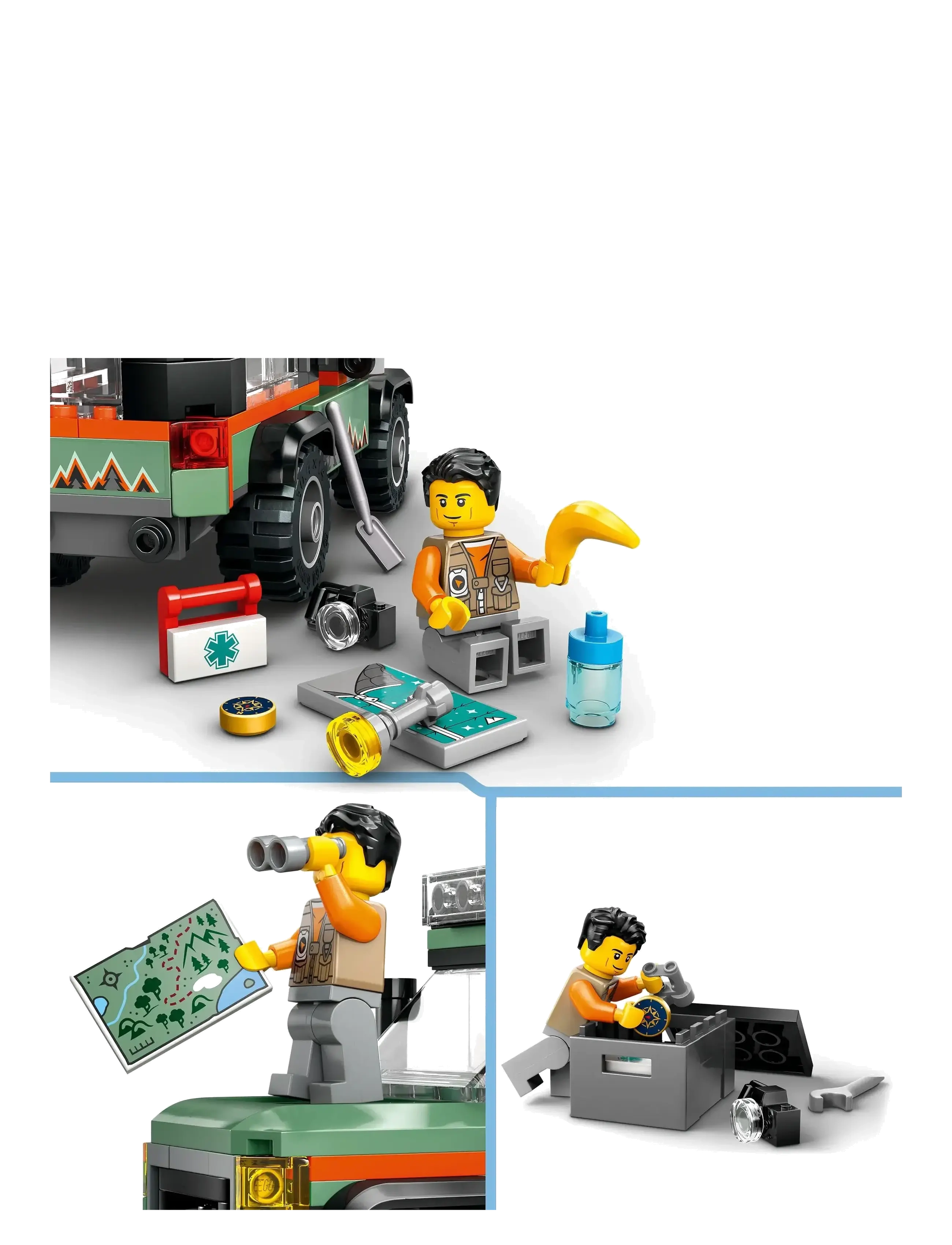 LEGO - City Off-Road 4x4 Mountain Truck Adventure Toy 60447 - lego formula 1 - multi - 4