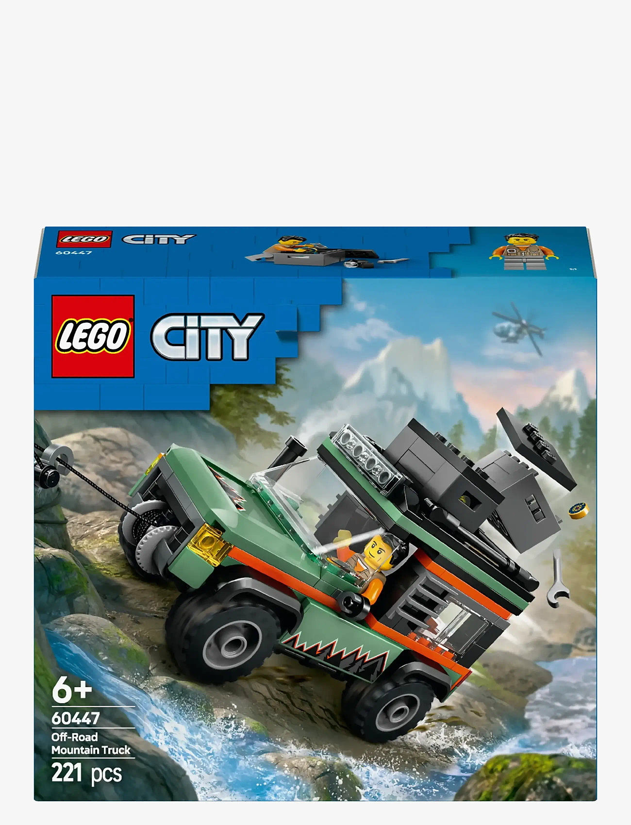 LEGO - City Off-Road 4x4 Mountain Truck Adventure Toy 60447 - lego formula 1 - multi - 5