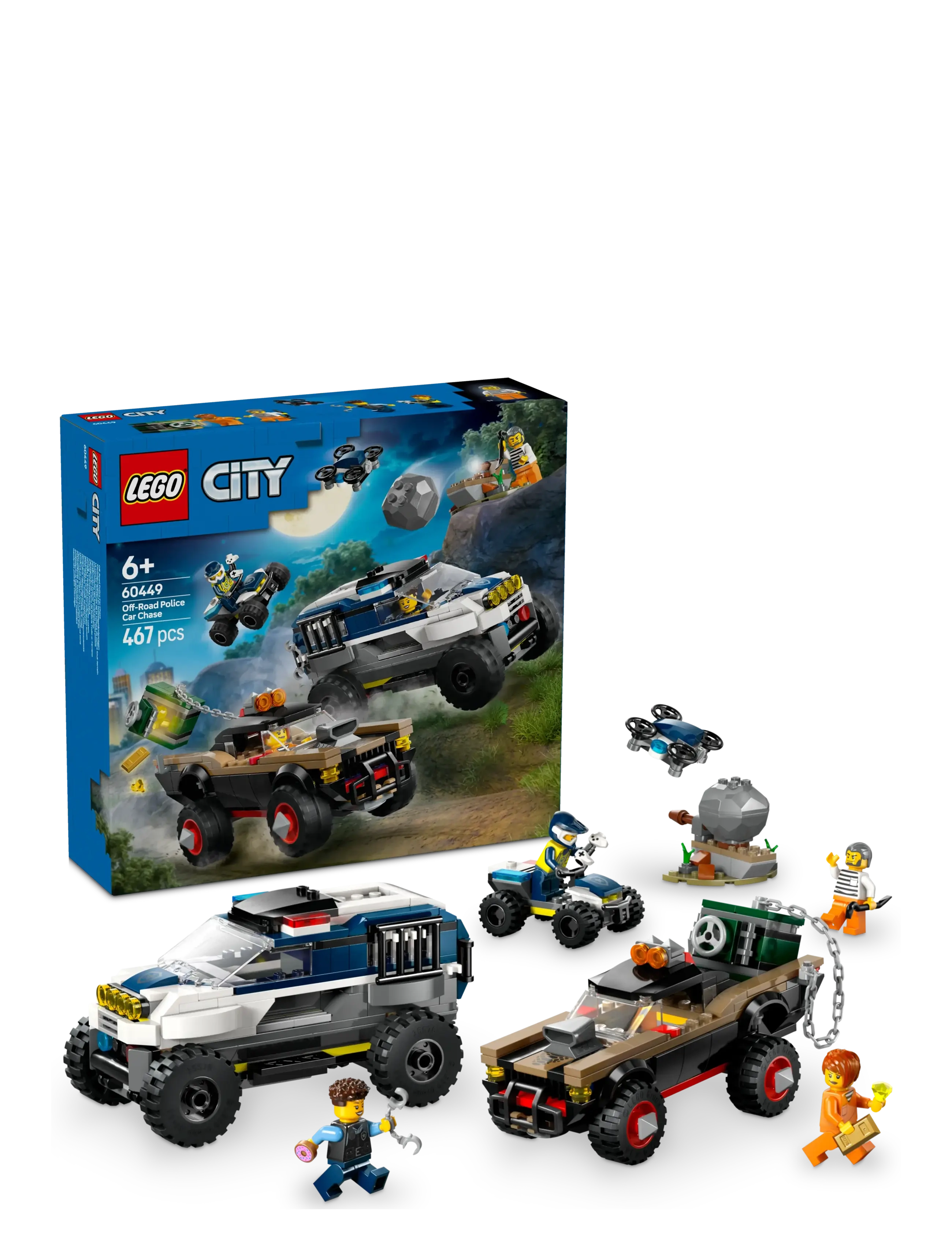 LEGO City Off-Road Police Car Chase Set 60449 - LEGO City - MULTI / multi