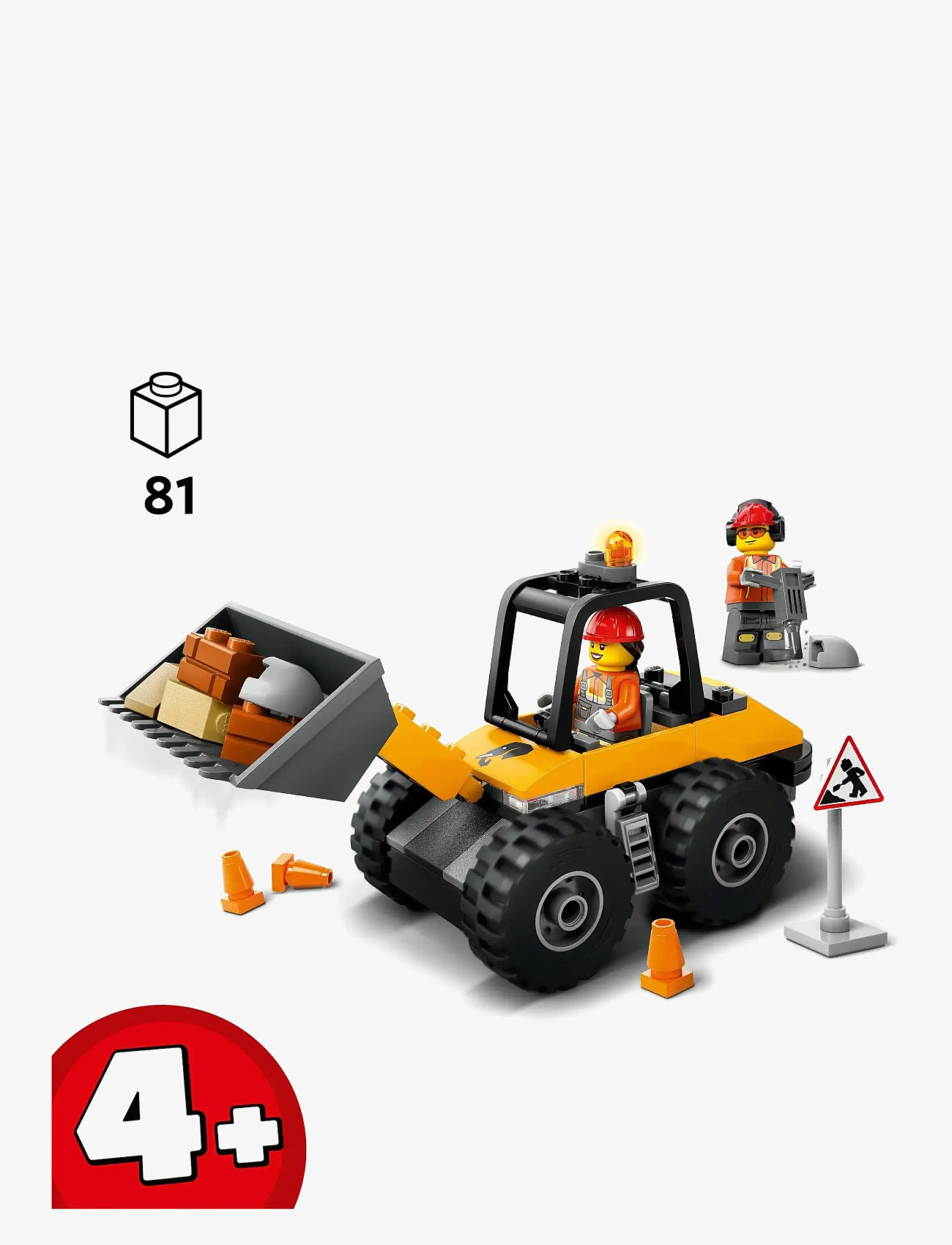 LEGO - Gul gummiged 60450 - multi - 1