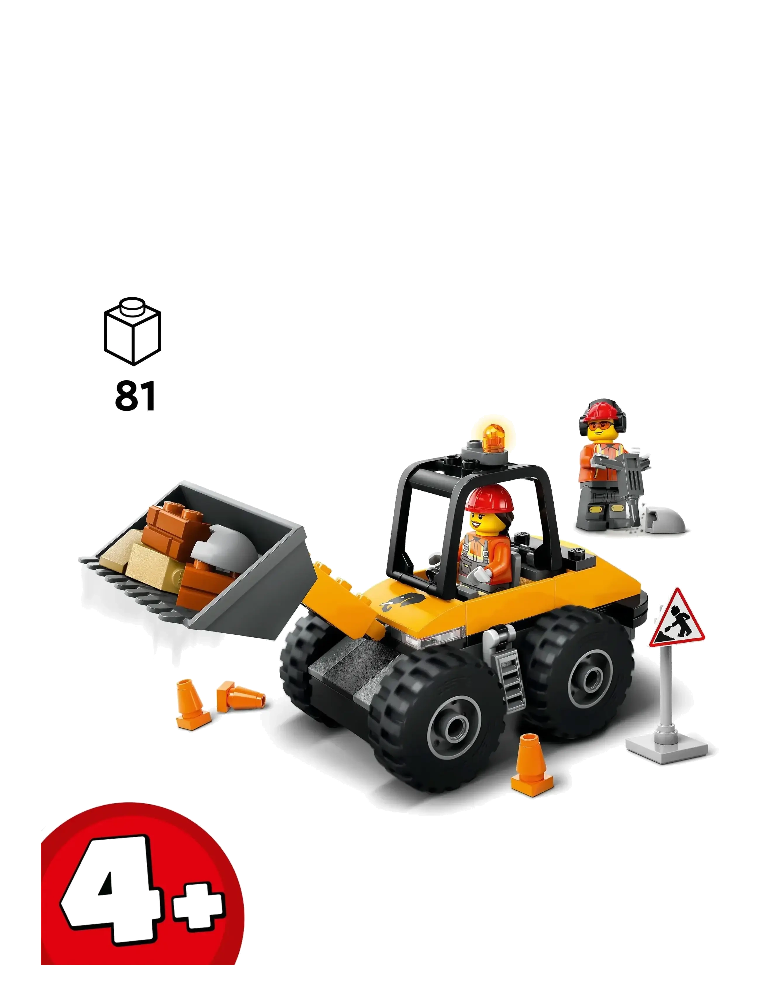 LEGO - Gul hjullaster 60450 - multi - 1