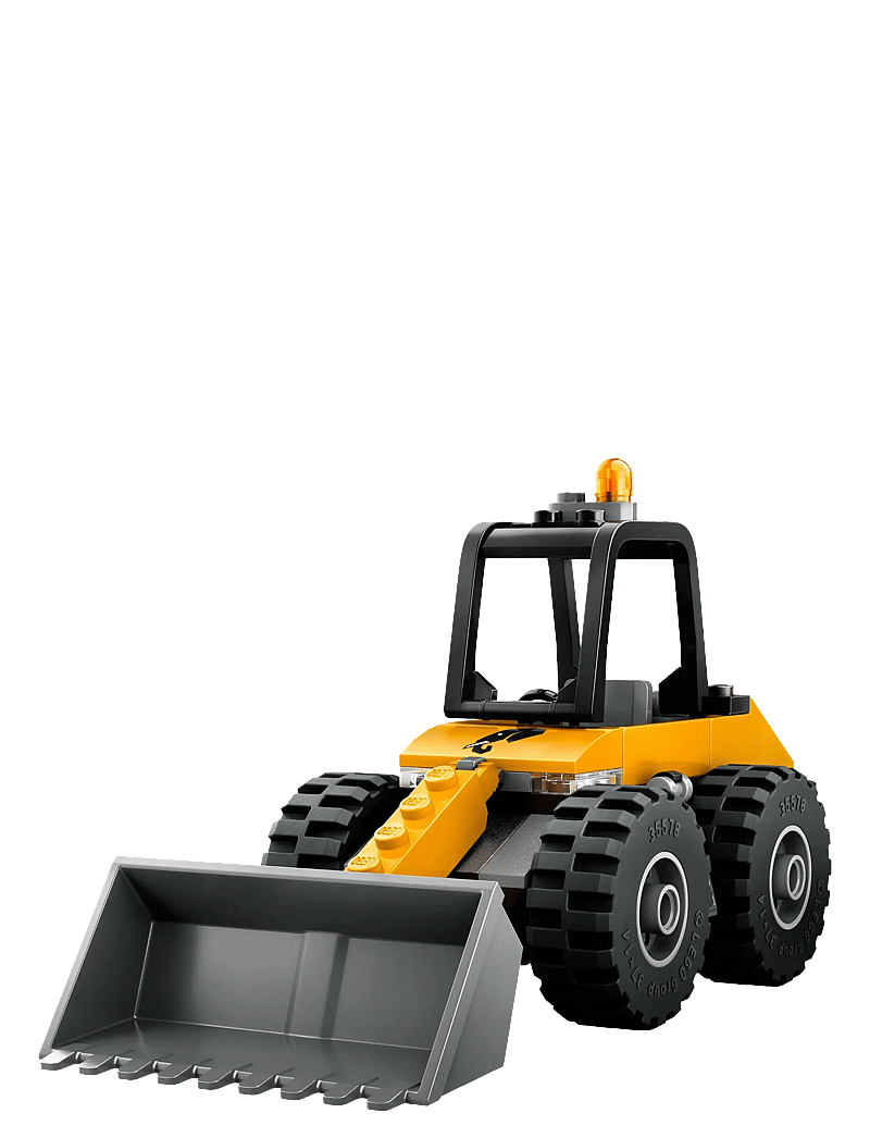 LEGO - City Yellow Construction Wheel Loader Buildable Vehicle Set 60450 - multi - 2