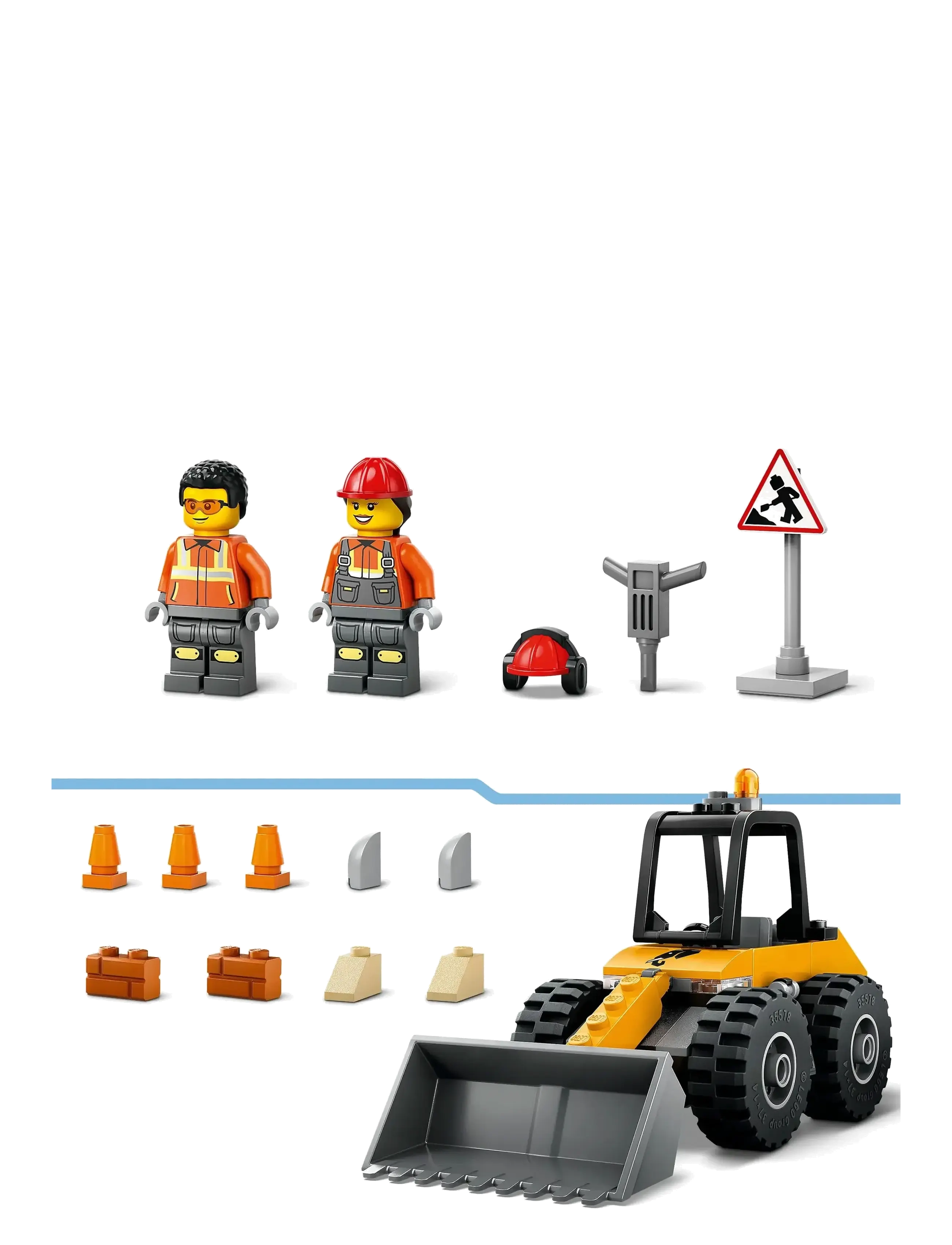 LEGO - Gul hjullaster 60450 - multi - 4