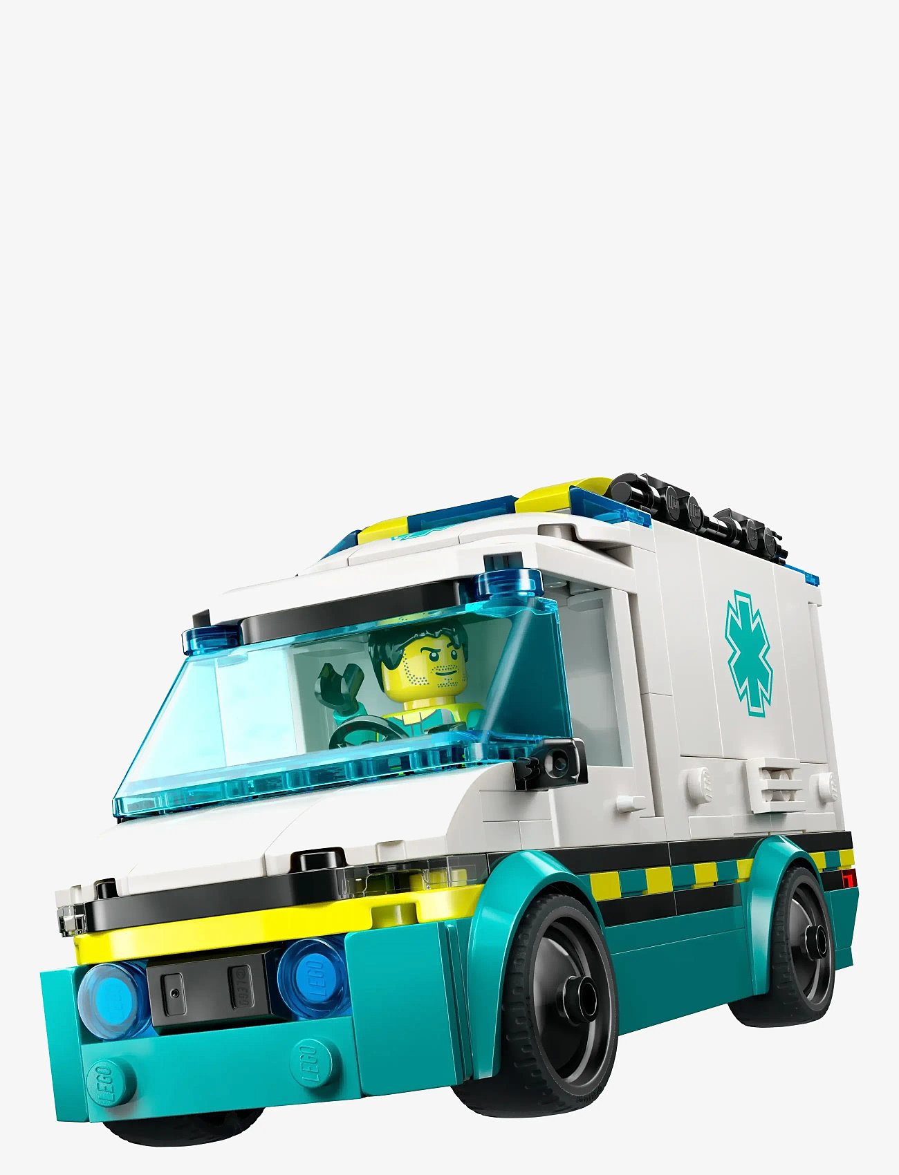 LEGO - City Emergency Ambulance Toy Truck Building Set 60451 - multi - 2