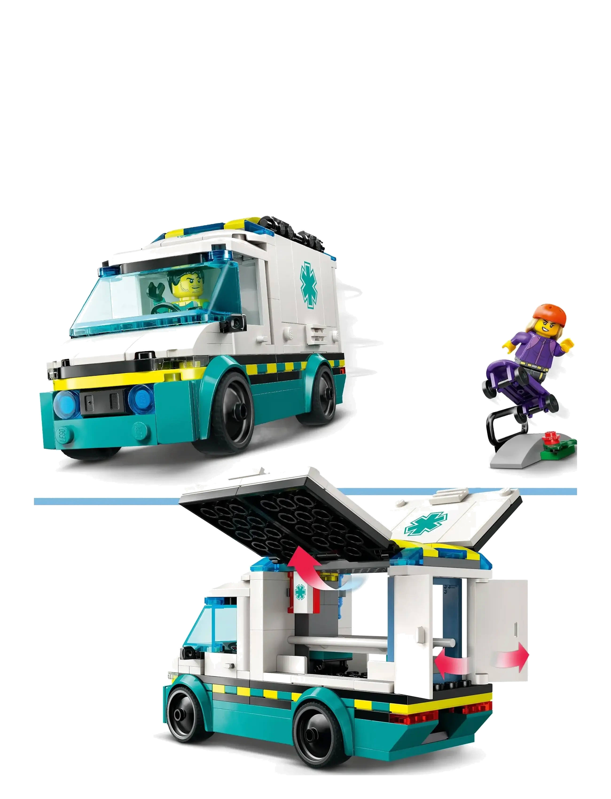 LEGO - Akutambulans 60451 - lego® city - multi - 3
