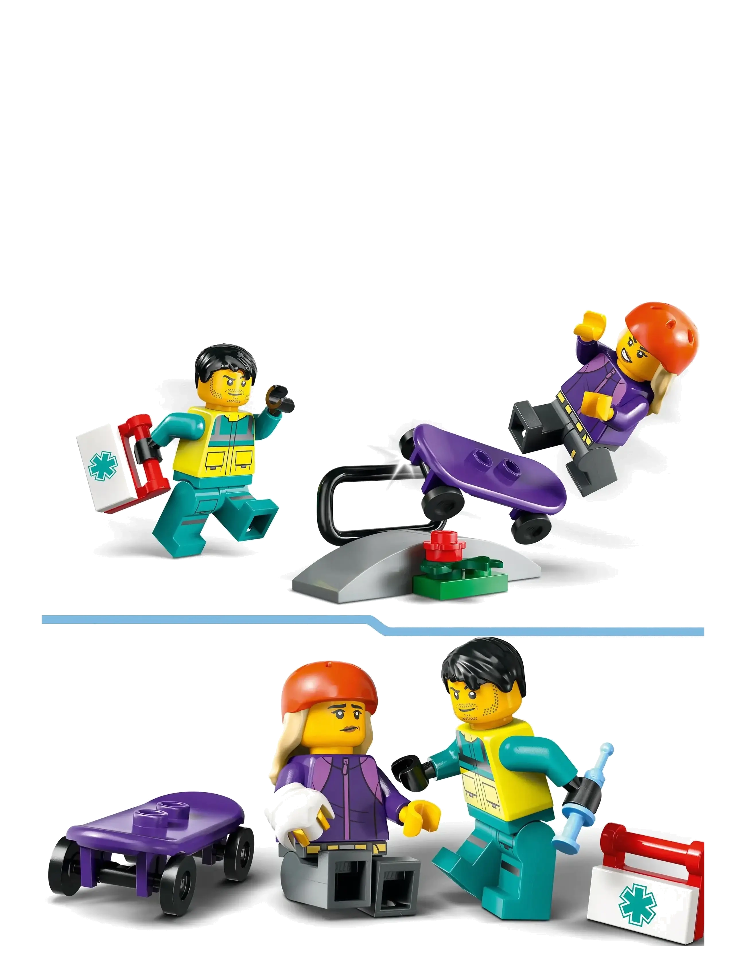 LEGO - City Emergency Ambulance Toy Truck Building Set 60451 - lego® city - multi - 4