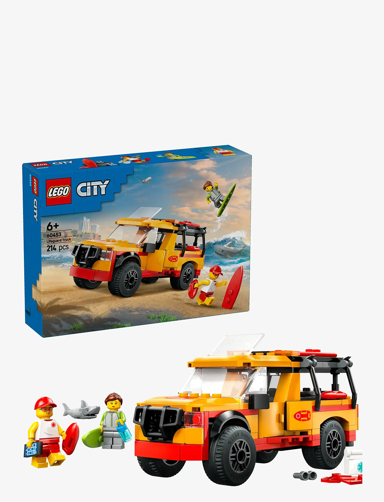 LEGO - City Lifeguard Beach Rescue Truck Playset 60453 - lego city - multi - 0