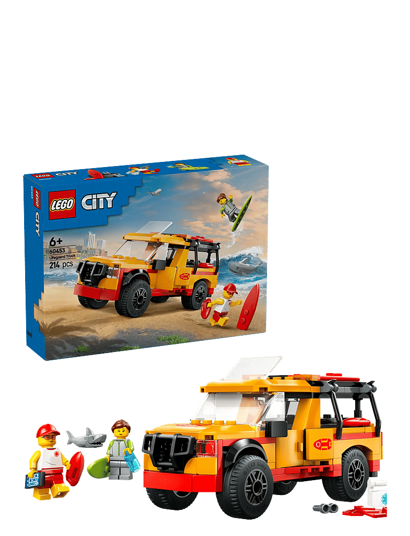 LEGO - City Lifeguard Beach Rescue Truck Playset 60453 - lego city - multi - 0