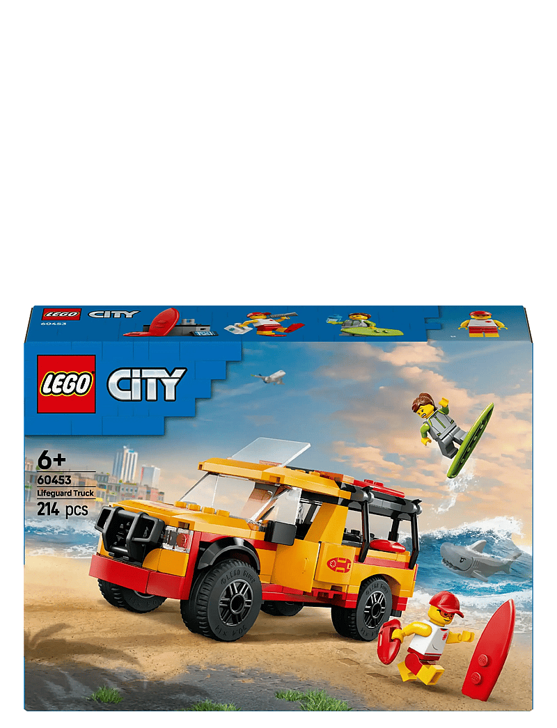 LEGO - City Lifeguard Beach Rescue Truck Playset 60453 - lego city - multi - 5