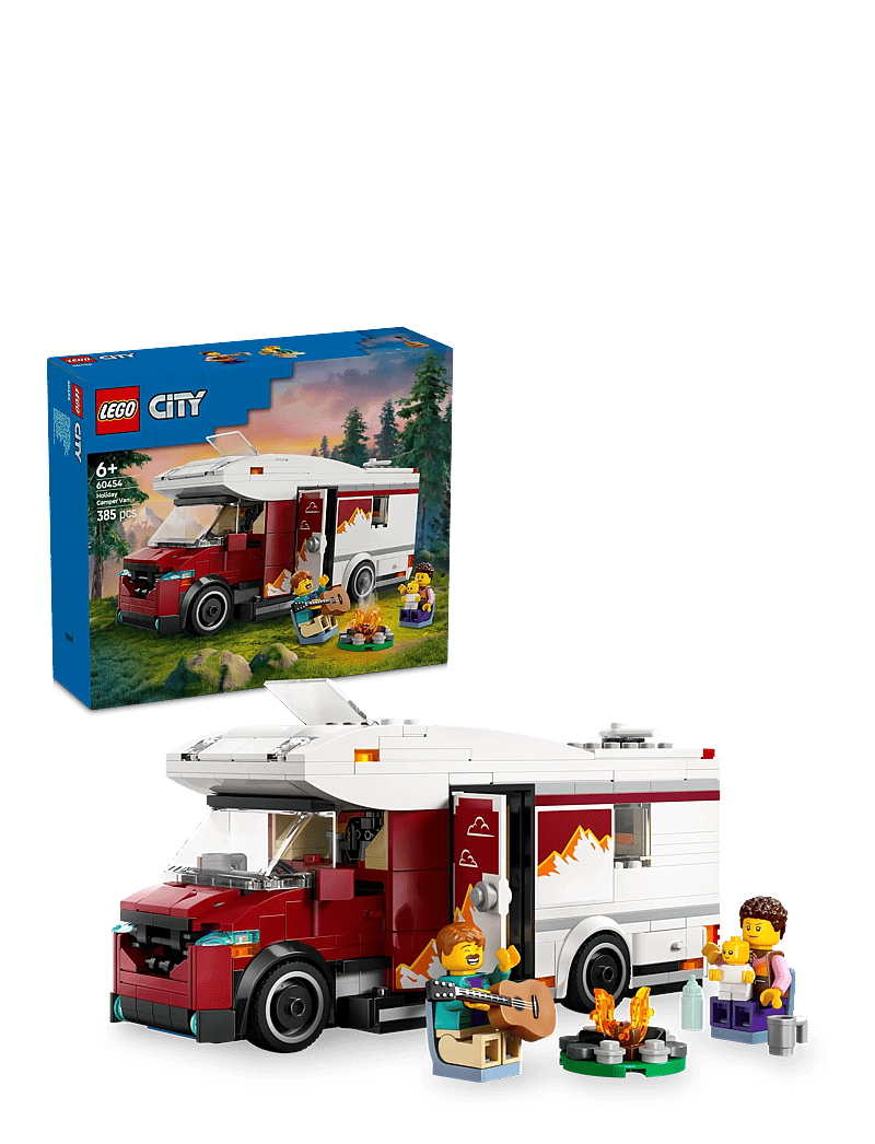 LEGO - City Holiday Adventure Camper Van Toy Vehicle Set 60454 - multi - 0