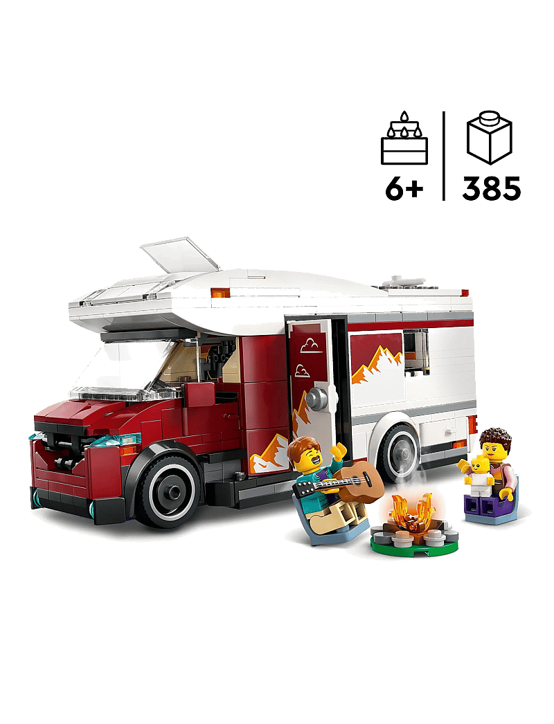 LEGO - City Holiday Adventure Camper Van Toy Vehicle Set 60454 - multi - 1