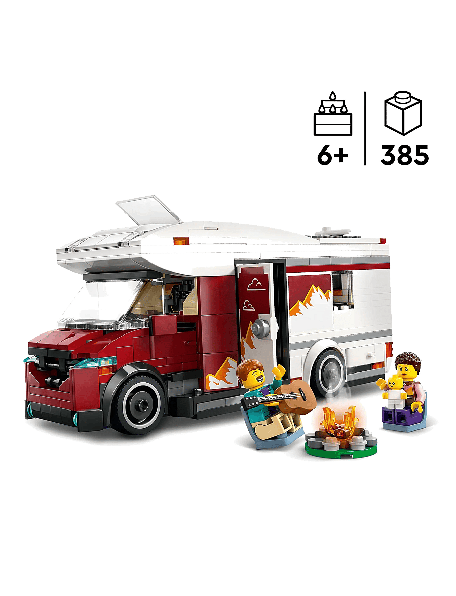 LEGO - City Holiday Adventure Camper Van Toy Vehicle Set 60454 - lego city - multi - 1