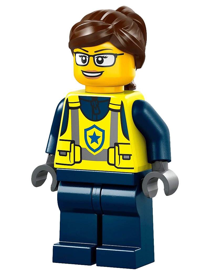 LEGO - City Police Motorcycle Chase Toy, Motorbike Set for Ages 4 and over 60455 - lego city - multi - 2