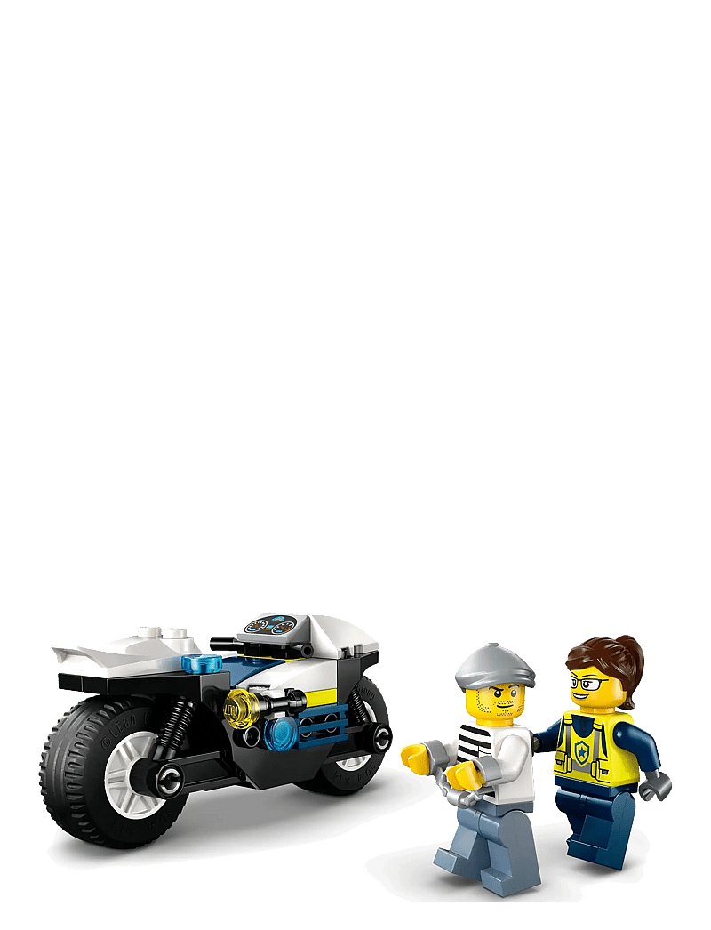 LEGO - City Police Motorcycle Chase Toy, Motorbike Set for Ages 4 and over 60455 - lego city - multi - 5