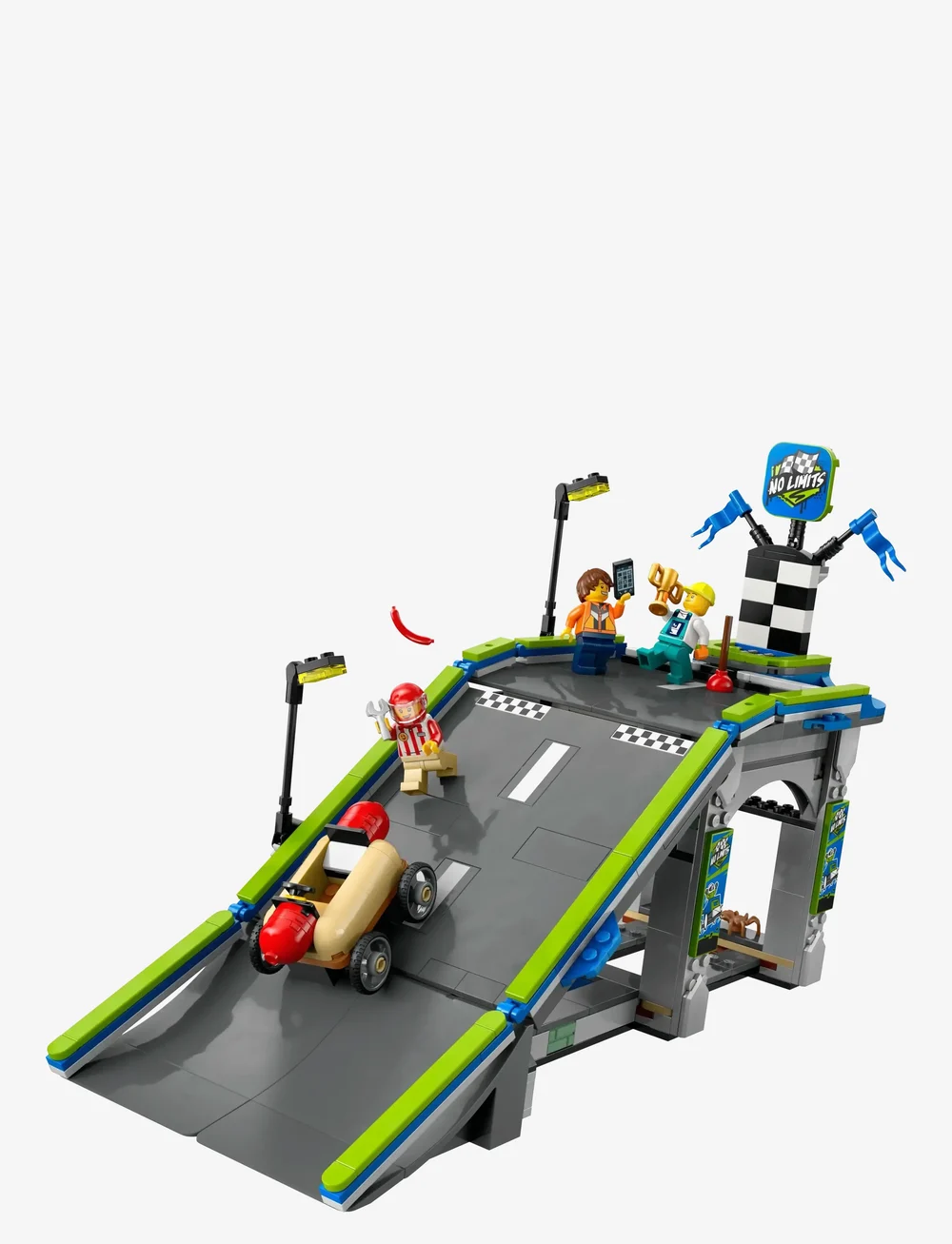LEGO - City No Limits: Race Car Ramp Track Toy Soapbox-Racing Set 60460 - lego formula 1 - multi - 2