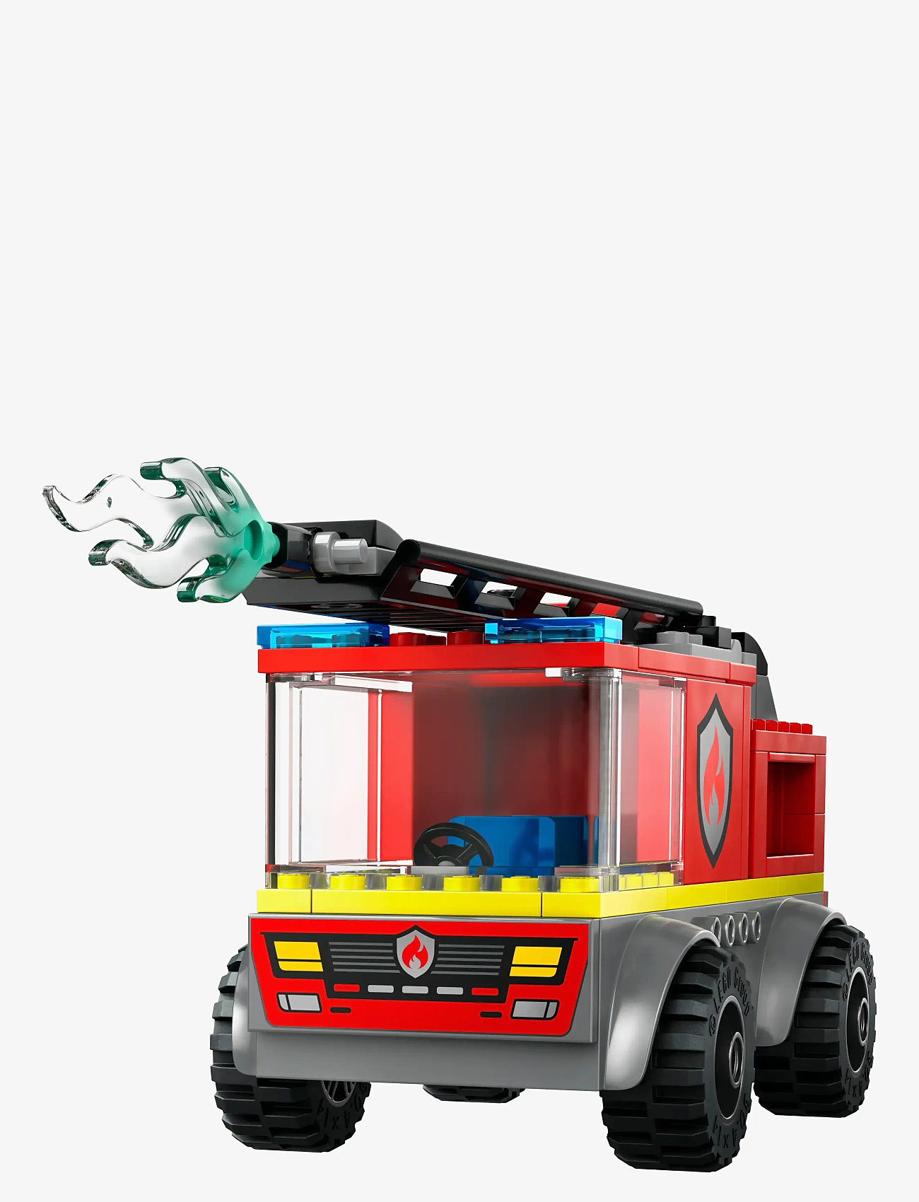 LEGO - City Fire Engine with Ladder, Firefighter Toy Vehicle Gift for Kids 60463 - lego city - multi - 2