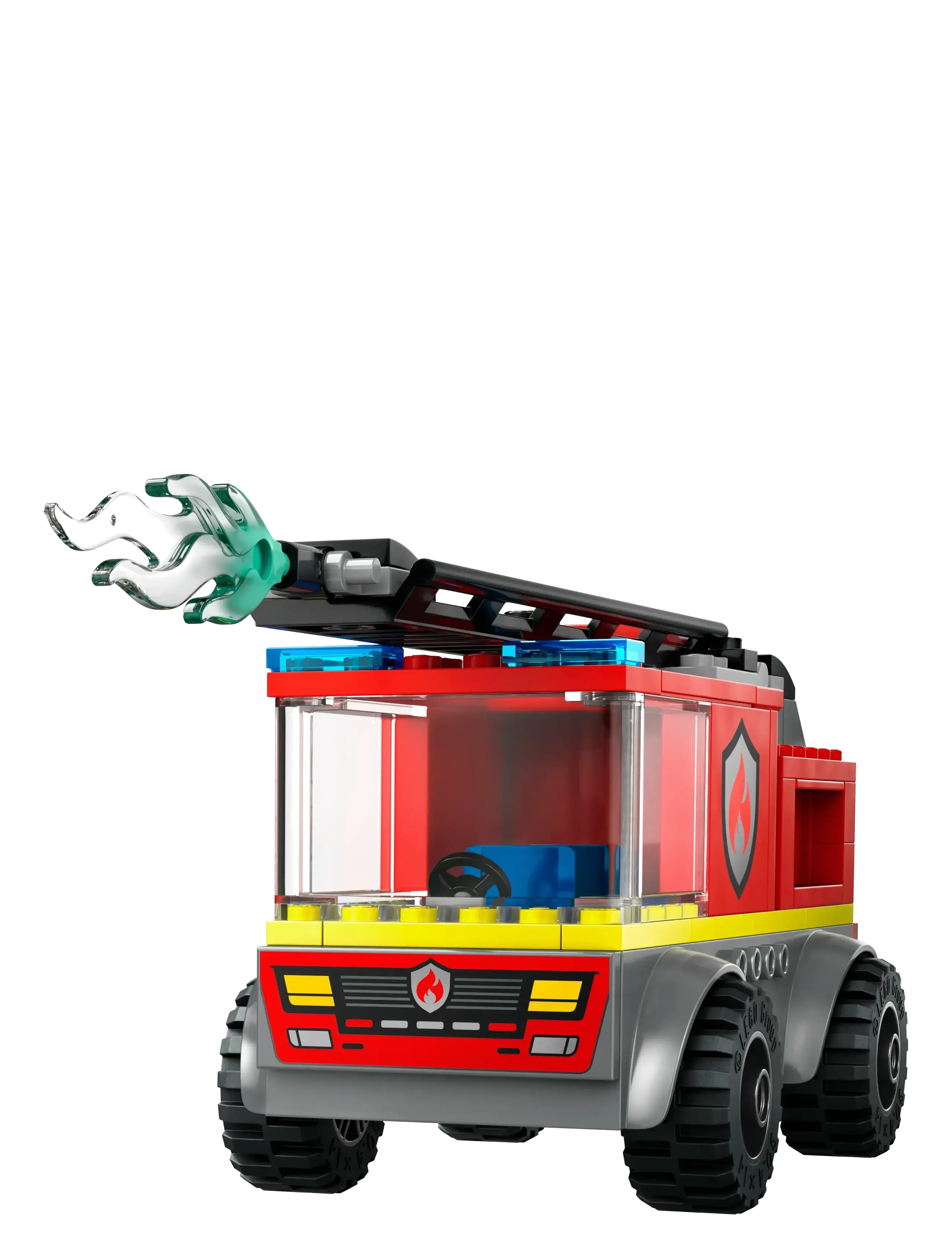 LEGO - City Fire Engine with Ladder, Firefighter Toy Vehicle Gift for Kids 60463 - lego city - multi - 2