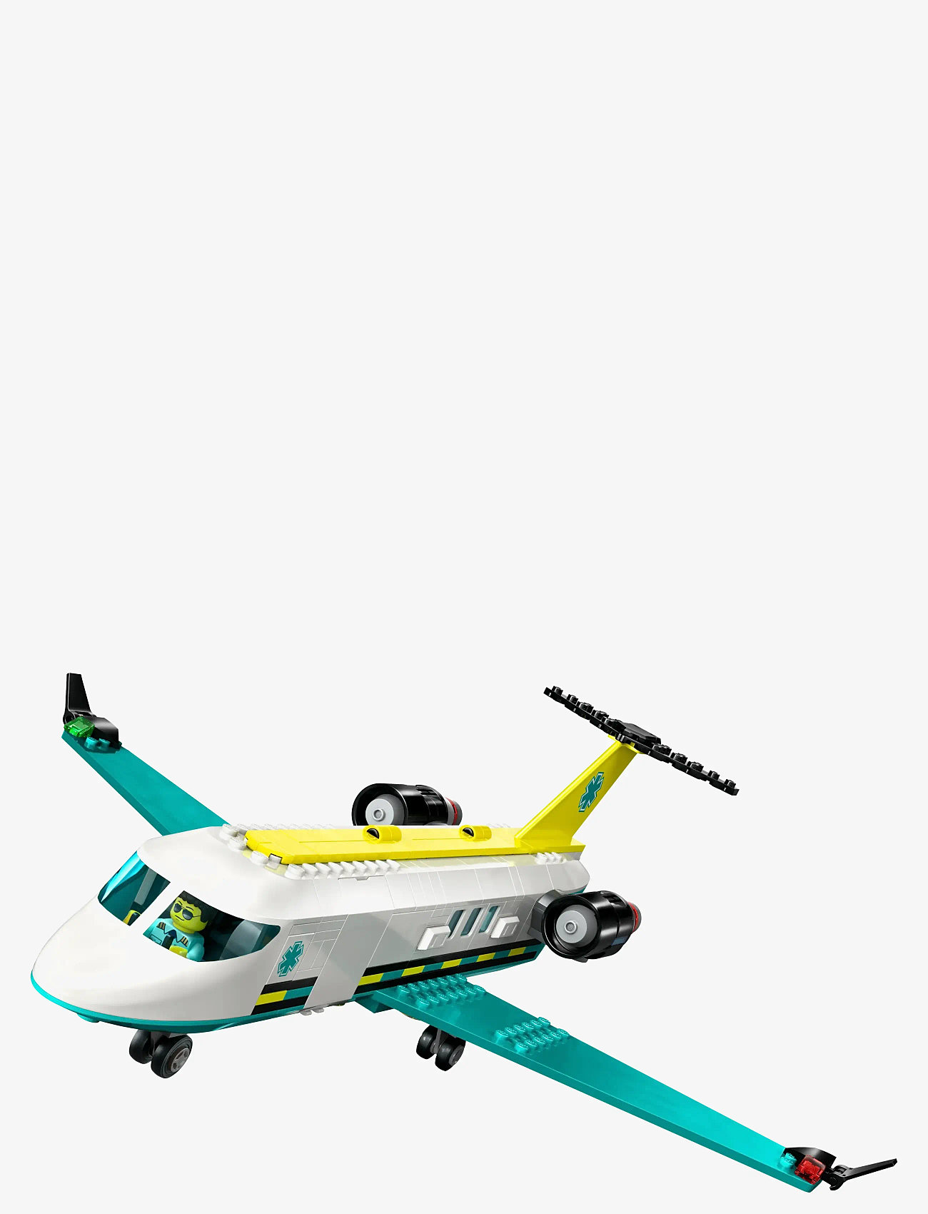 LEGO - City Emergency Air Ambulance Plane, Airplane Toy Building Set 60465 - lego city - multi - 2