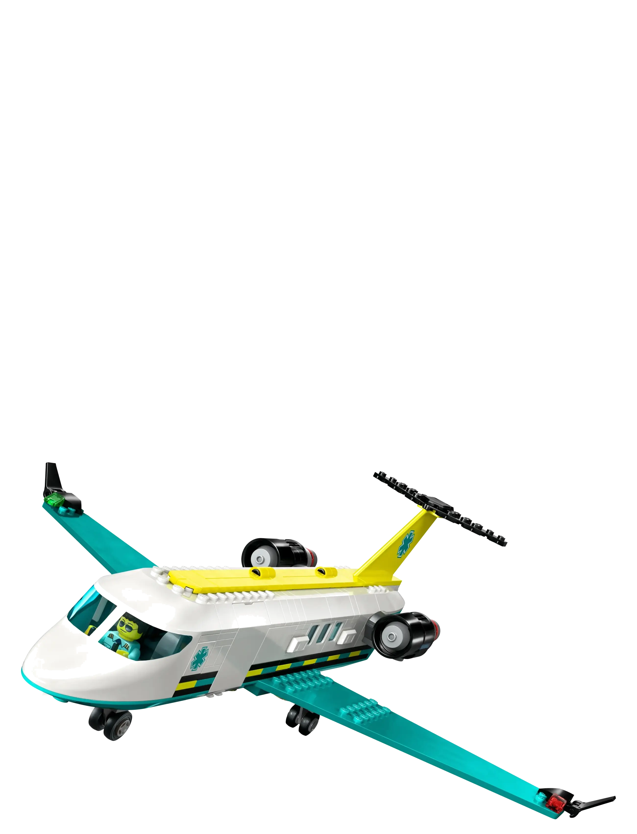 LEGO - Luftambulansefly 60465 - lego city - multi - 2