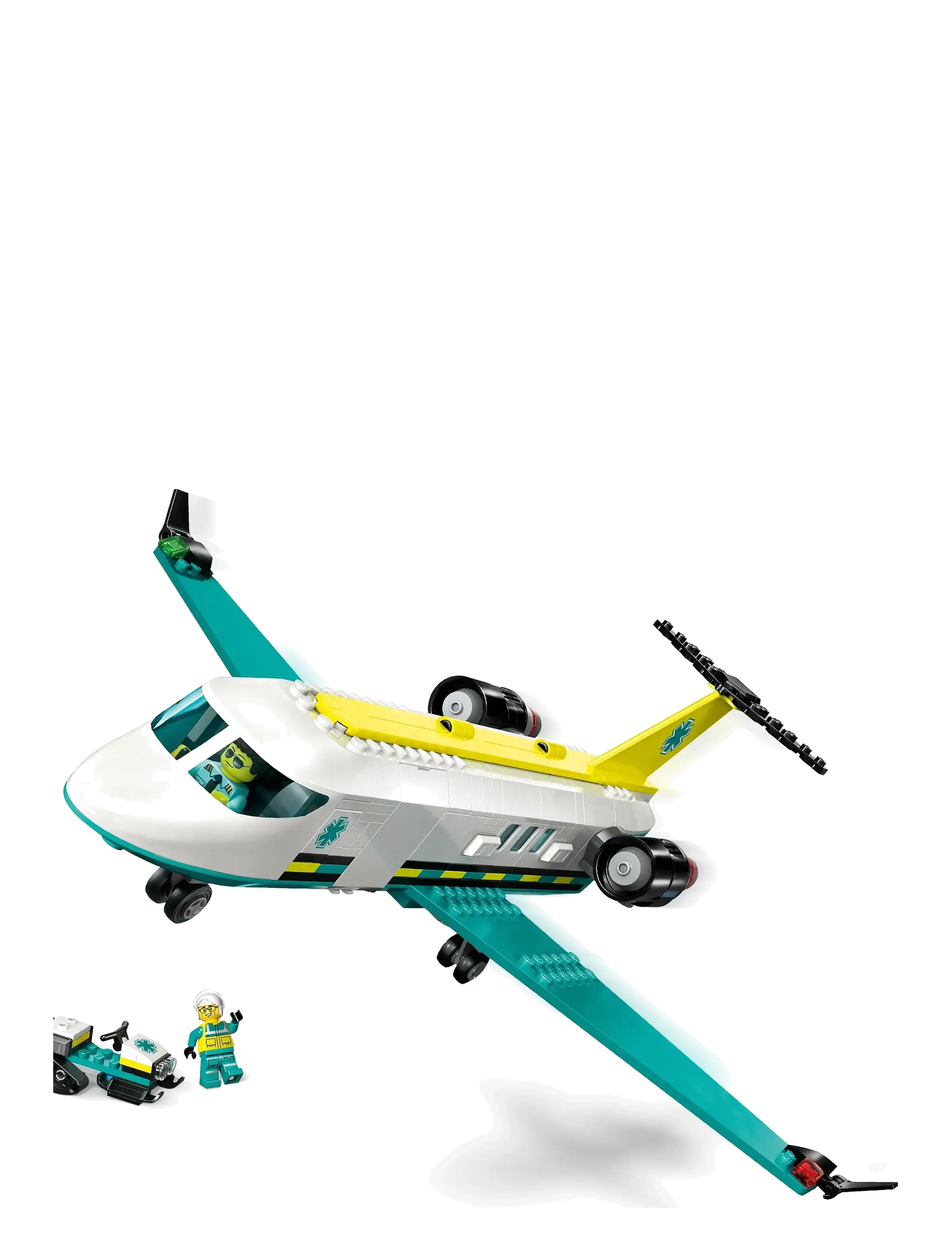 LEGO - Luftambulansefly 60465 - lego city - multi - 5