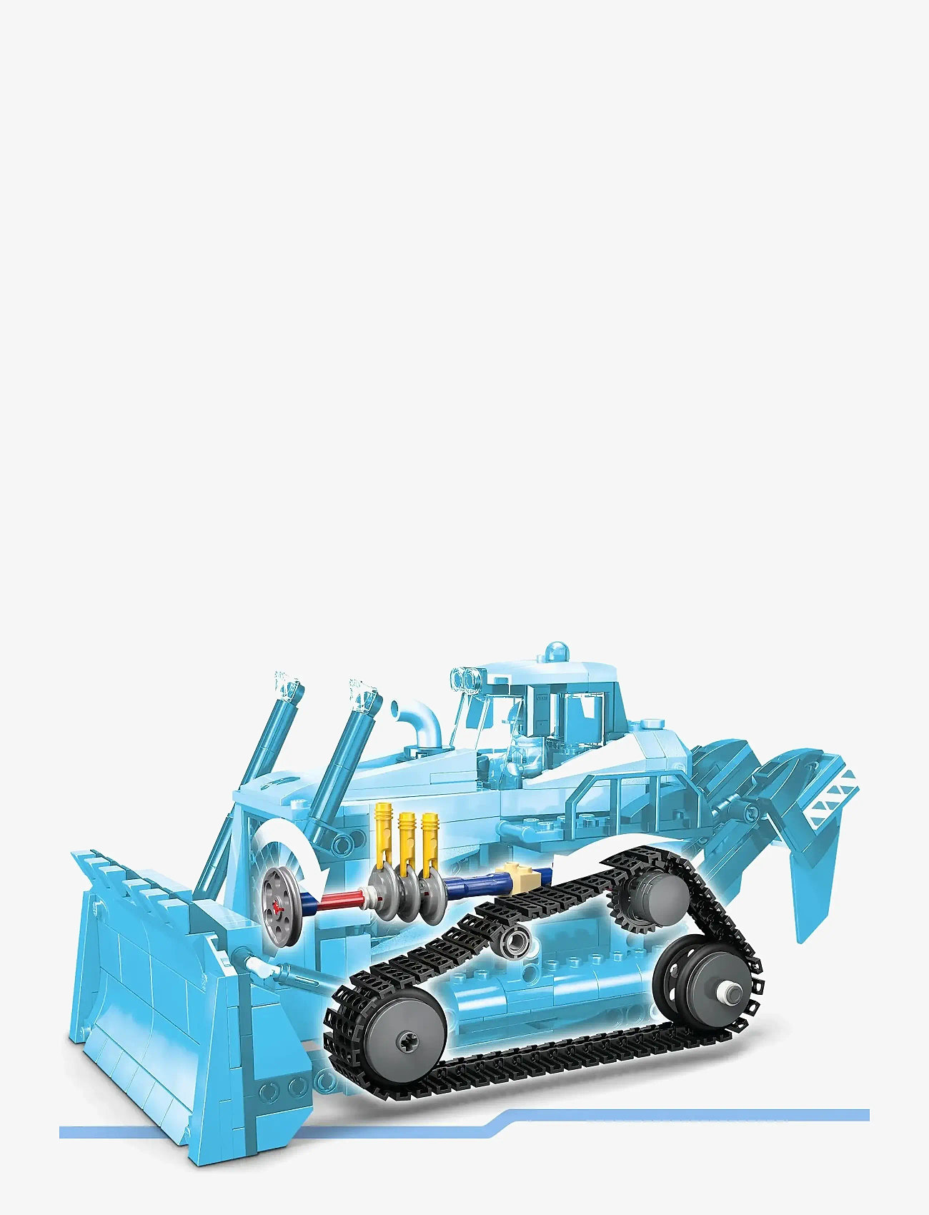 LEGO - Gul bulldozer med frontlæsser 60466 - lego city - multi - 4