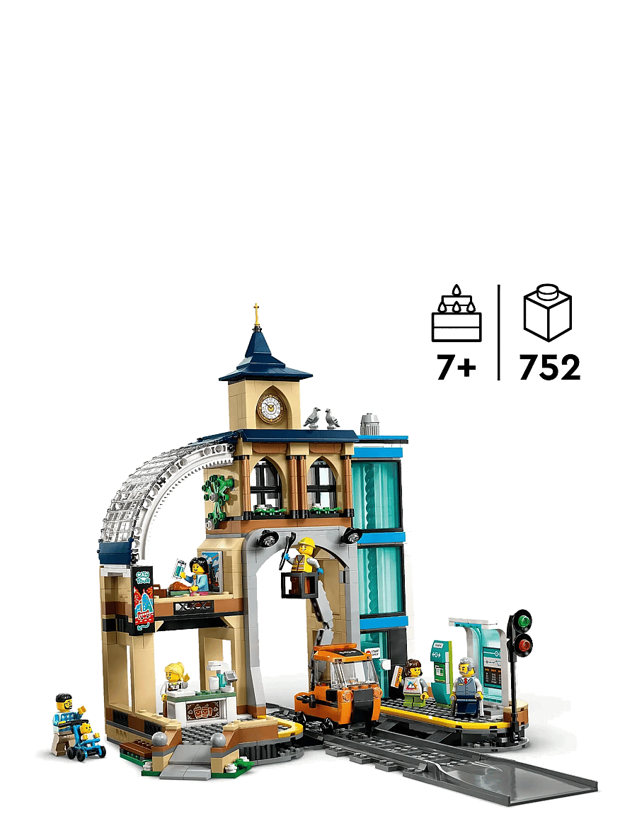 LEGO - City Central Train Station Set for Fans of Construction Toys 60469 - lego® dreamzzz™ - multi - 1